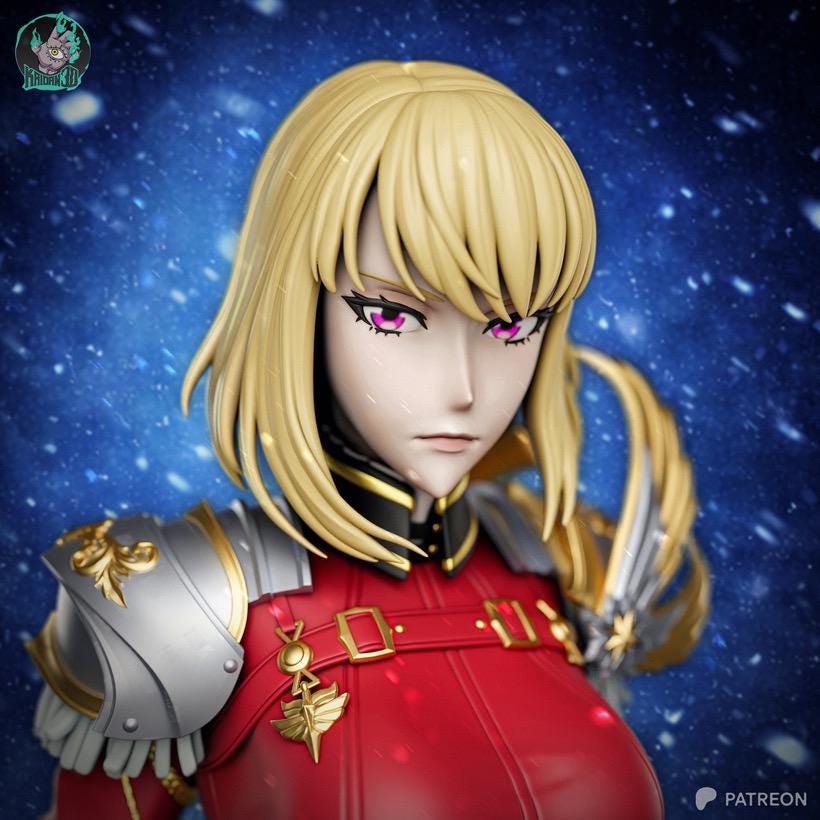 The Scent Of Mana - Female Anime Knight Elegent Warrior Cha Hae-In Resin Figure 16K