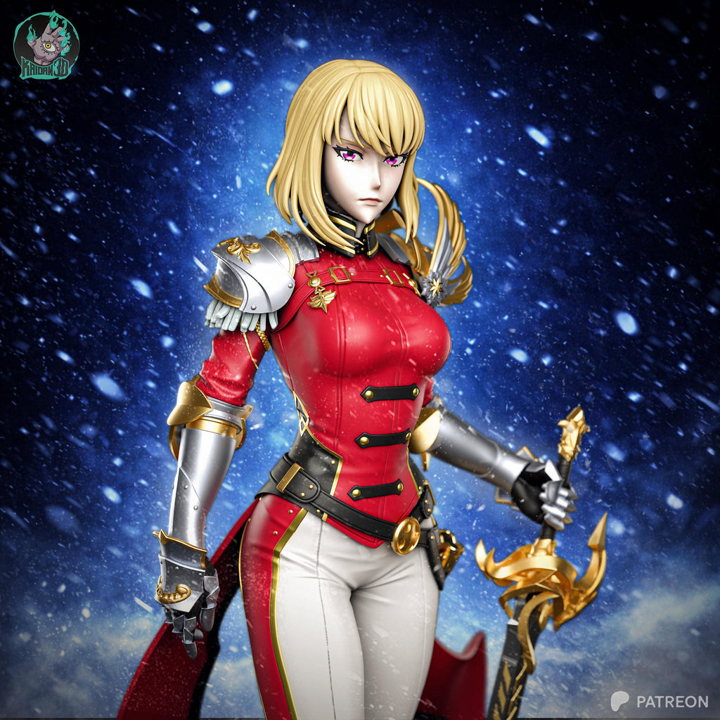 The Scent Of Mana - Female Anime Knight Elegent Warrior Cha Hae-In Resin Figure 16K