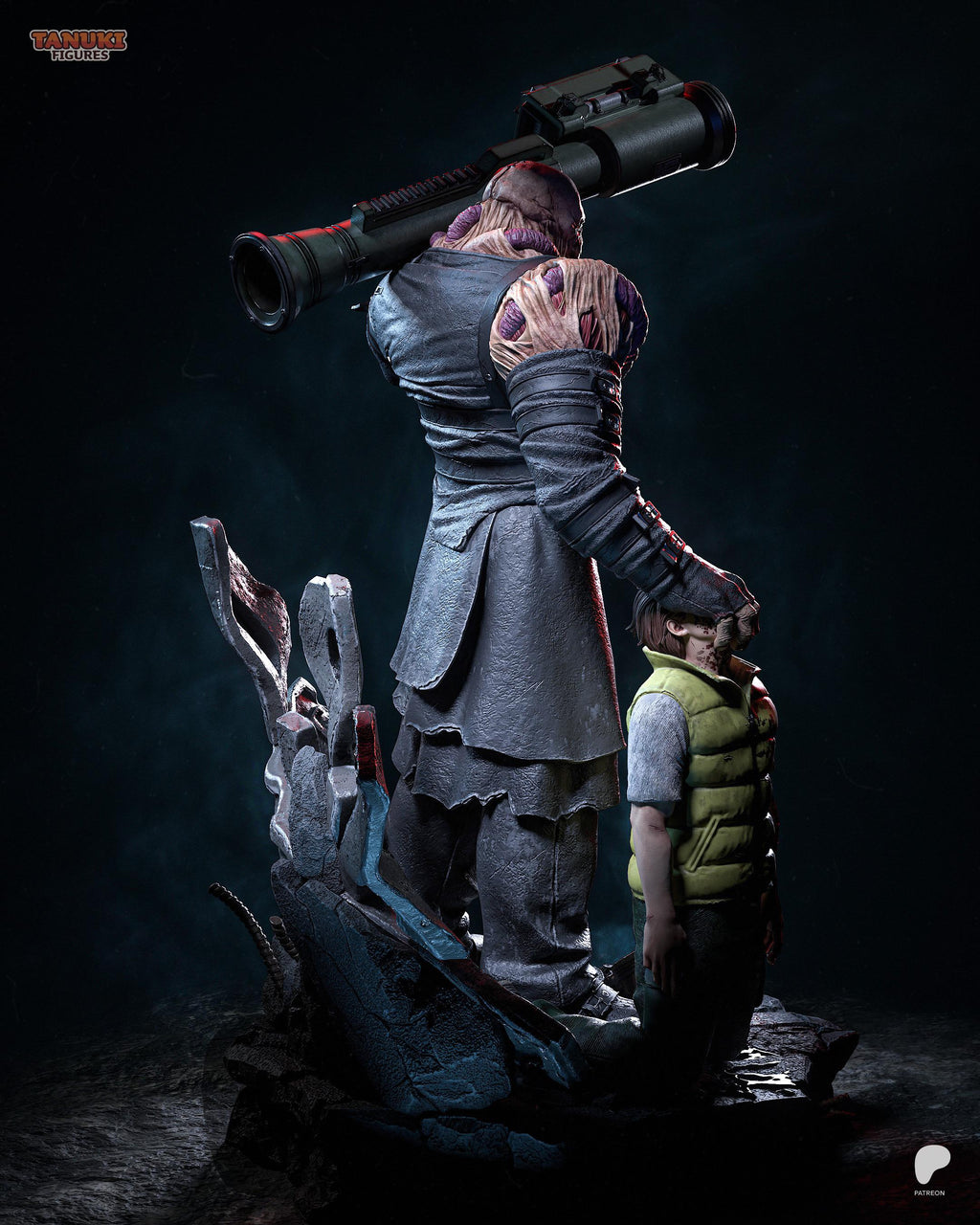 The Final Experiment - Relentless Pursuer Bio Weapon Mutant Horror Villian Nemesis Resin Figure 16K