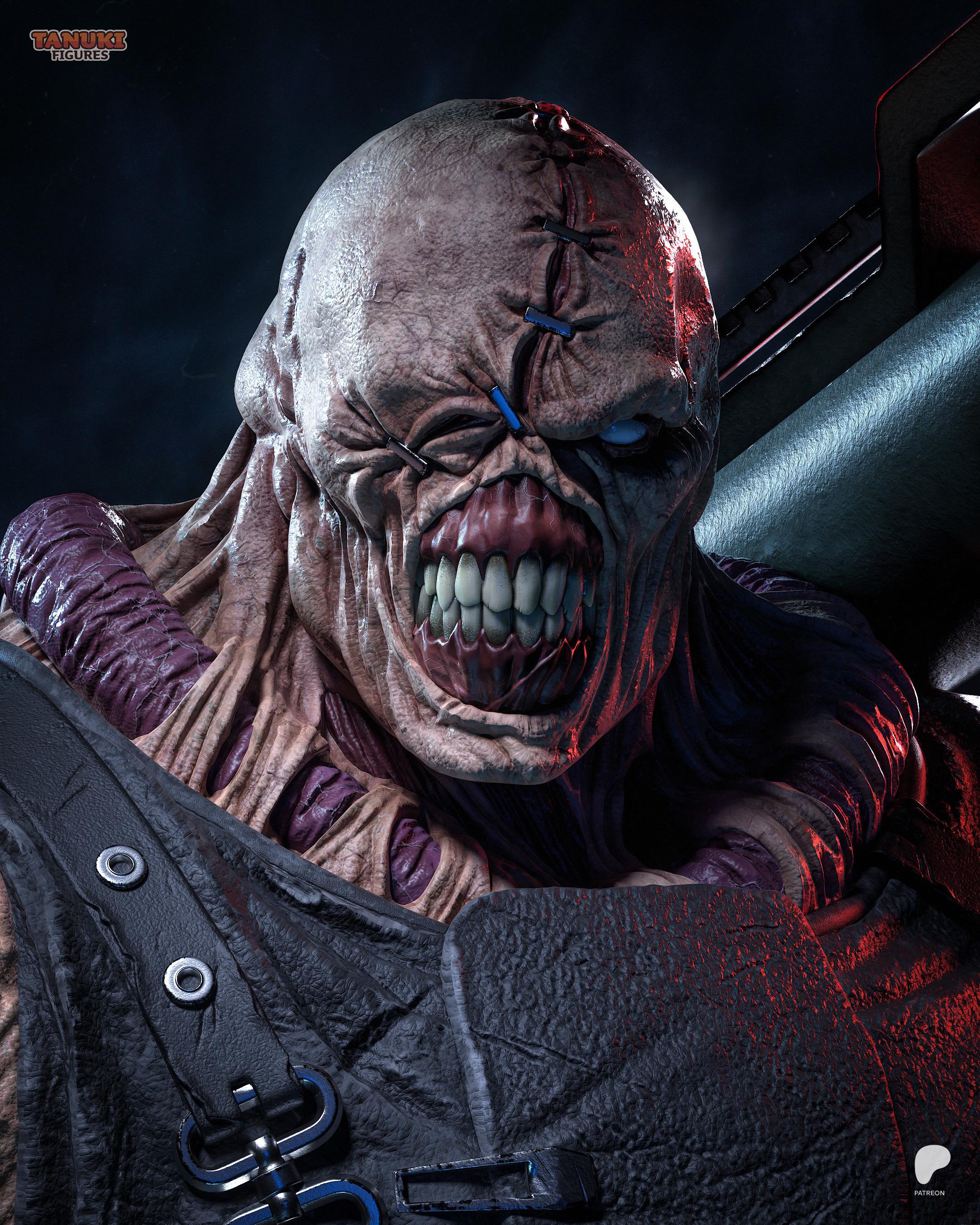 The Final Experiment - Relentless Pursuer Bio Weapon Mutant Horror Villian Nemesis Resin Figure 16K