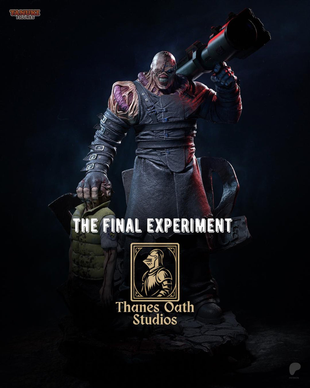 The Final Experiment - Relentless Pursuer Bio Weapon Mutant Horror Villian Nemesis Resin Figure 16K