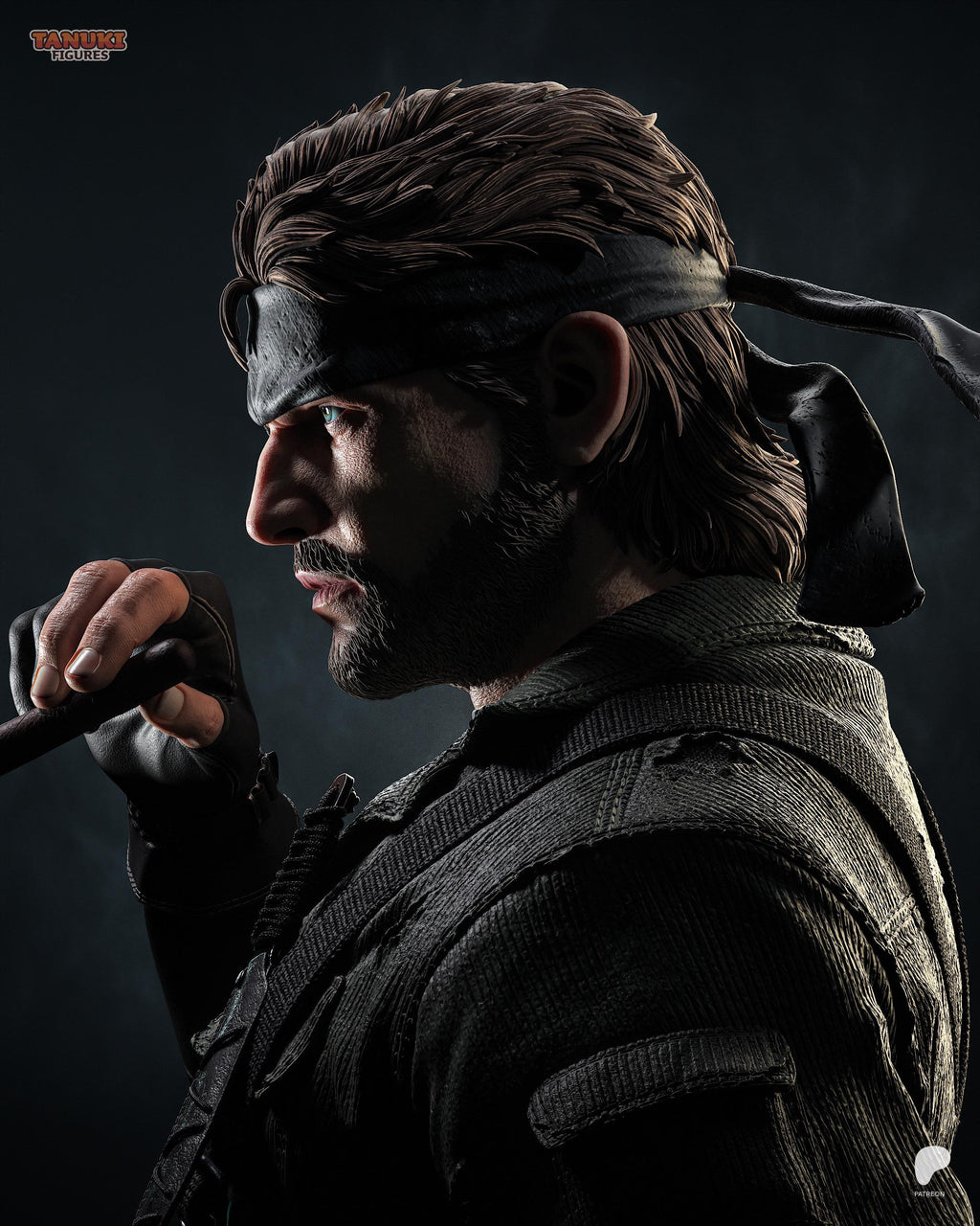 The Legendary Soldier - Stealth Operative Military Legend Big Boss Resin Figure 16K