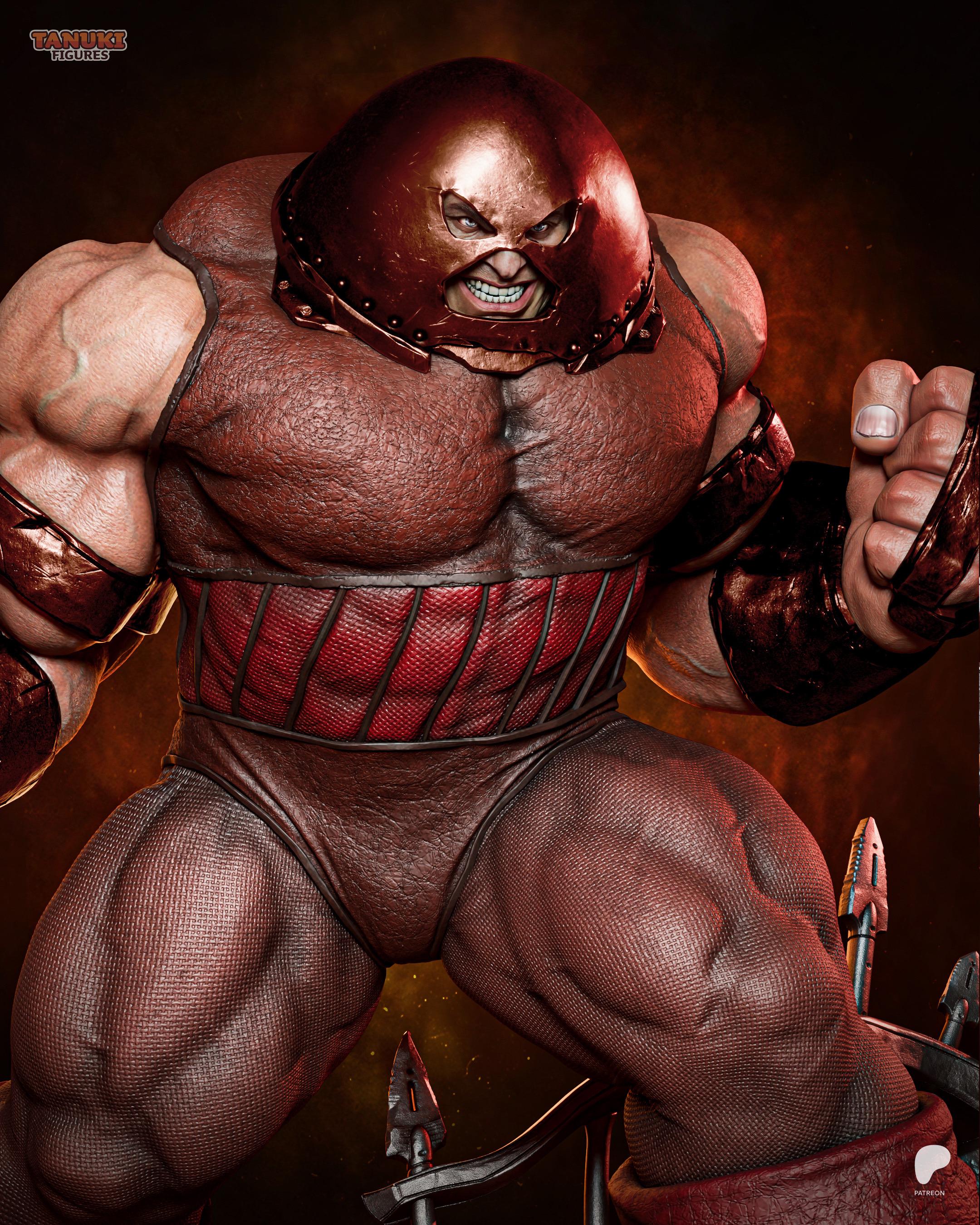 Crimson Momentum - Unstoppable Brute Villian Mutant Strength Juggernaut Resin Figure 16K