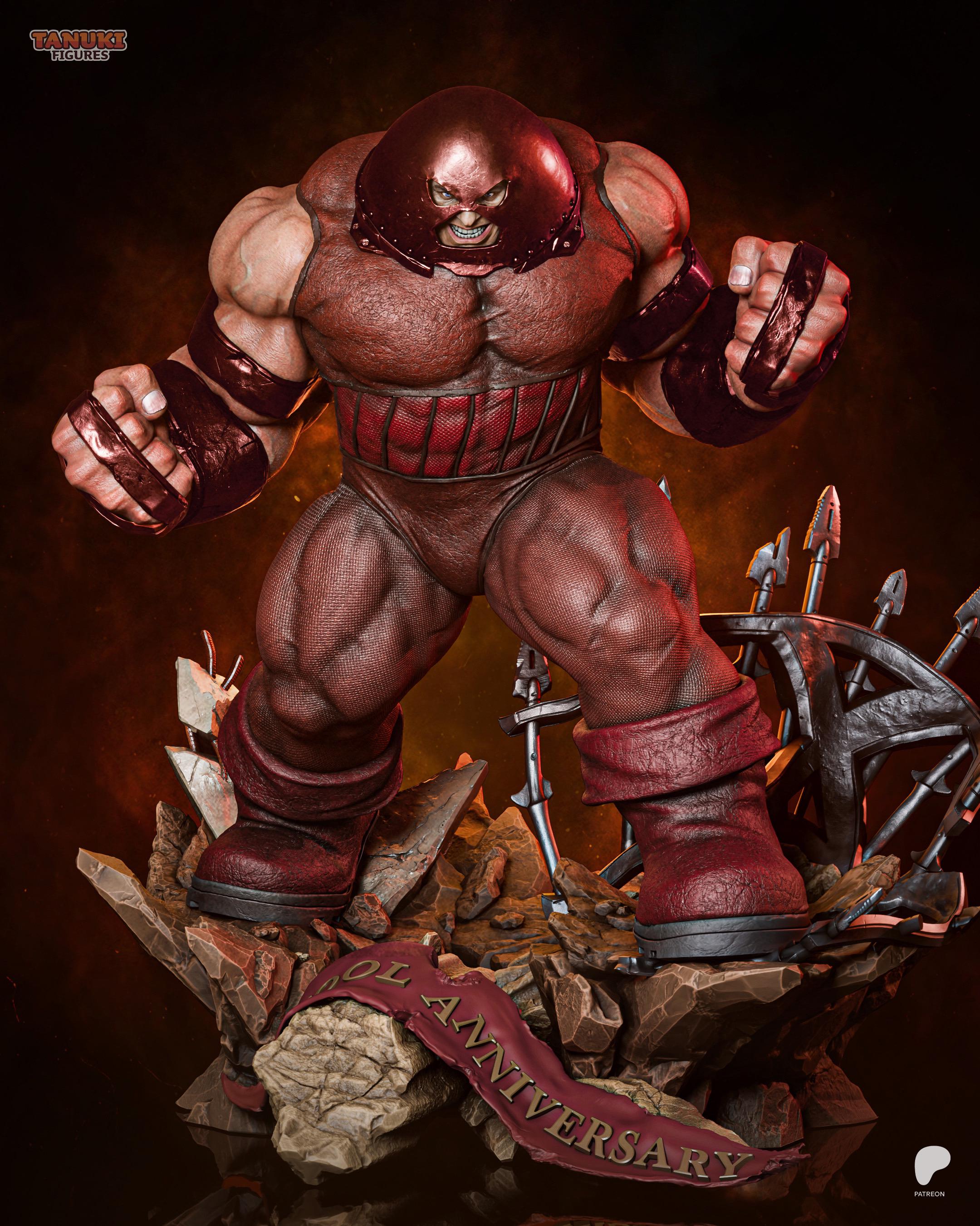 Crimson Momentum - Unstoppable Brute Villian Mutant Strength Juggernaut Resin Figure 16K