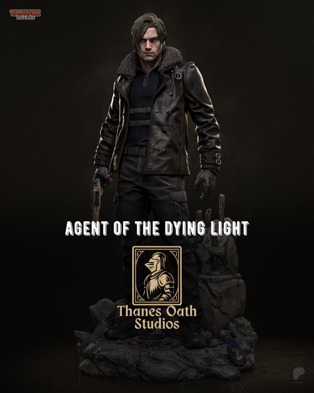 Agent Of The Dying Light - Horror Survivor Tactical Agent Leon S Kennedy Resin Figure 16K