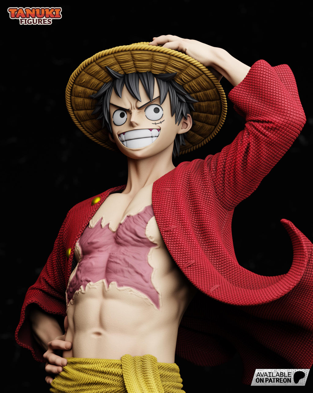 Captain Of The Boundless Sea - Pirate Captain Ocean Voyager Luffy Resin Figure 16K