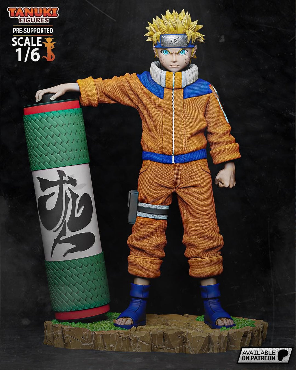 The Boy Who Became A Legend - Ninja Warrior Determined Fighter Naruto Resin Figure 16K