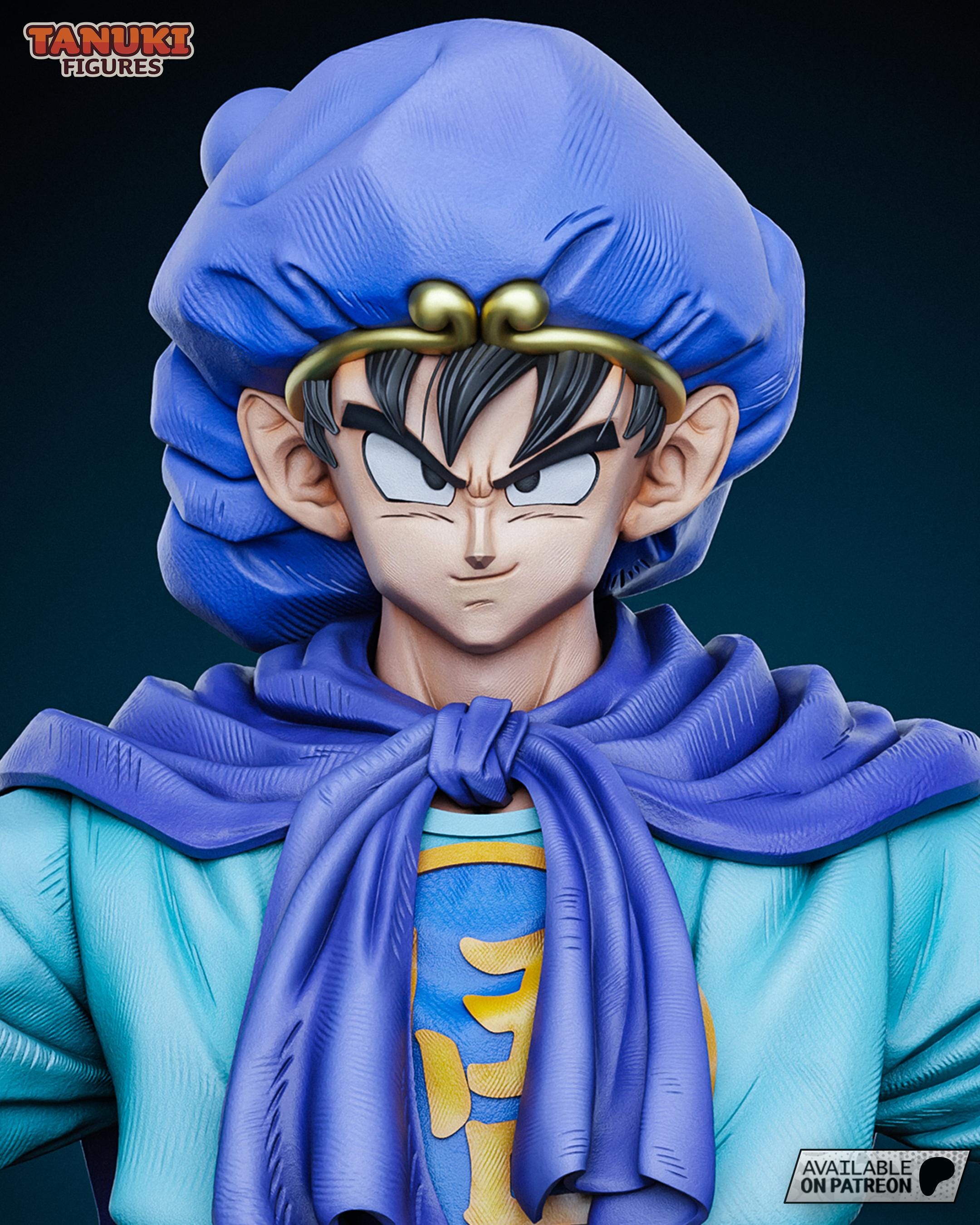 The Endless Challenger - Wandering Warrior Youthful Anime Fighter Goku Saiyuki Resin Figure 16K