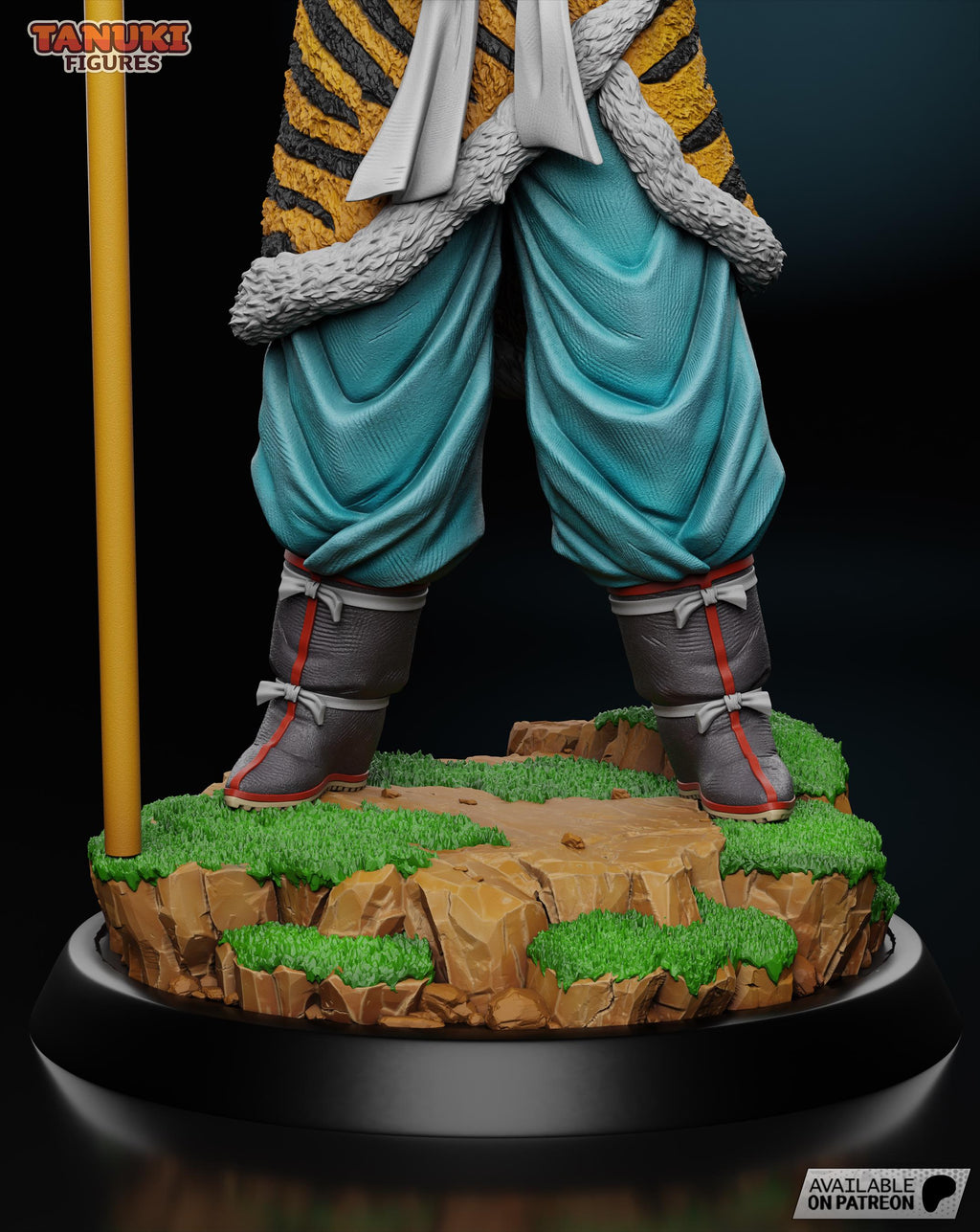 The Endless Challenger - Wandering Warrior Youthful Anime Fighter Goku Saiyuki Resin Figure 16K