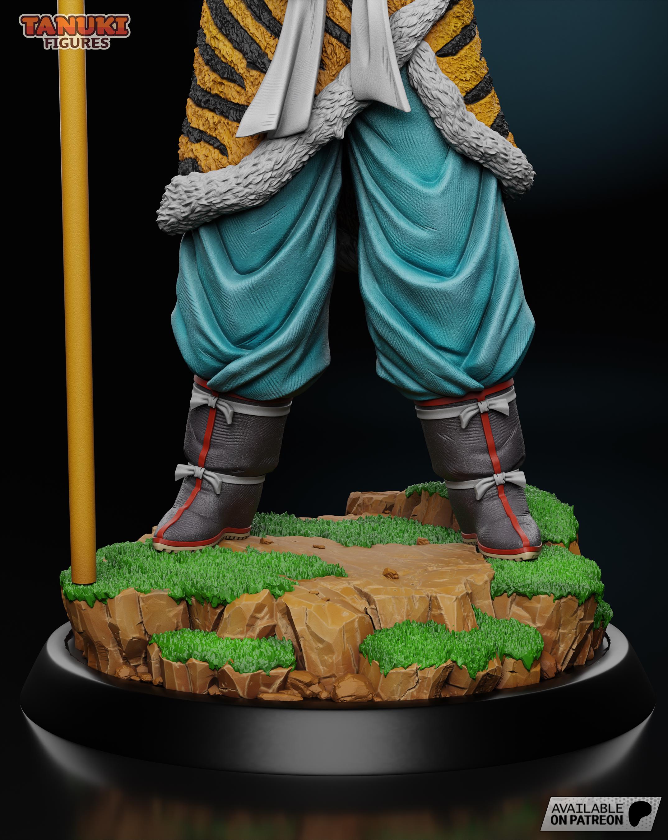 The Endless Challenger - Wandering Warrior Youthful Anime Fighter Goku Saiyuki Resin Figure 16K