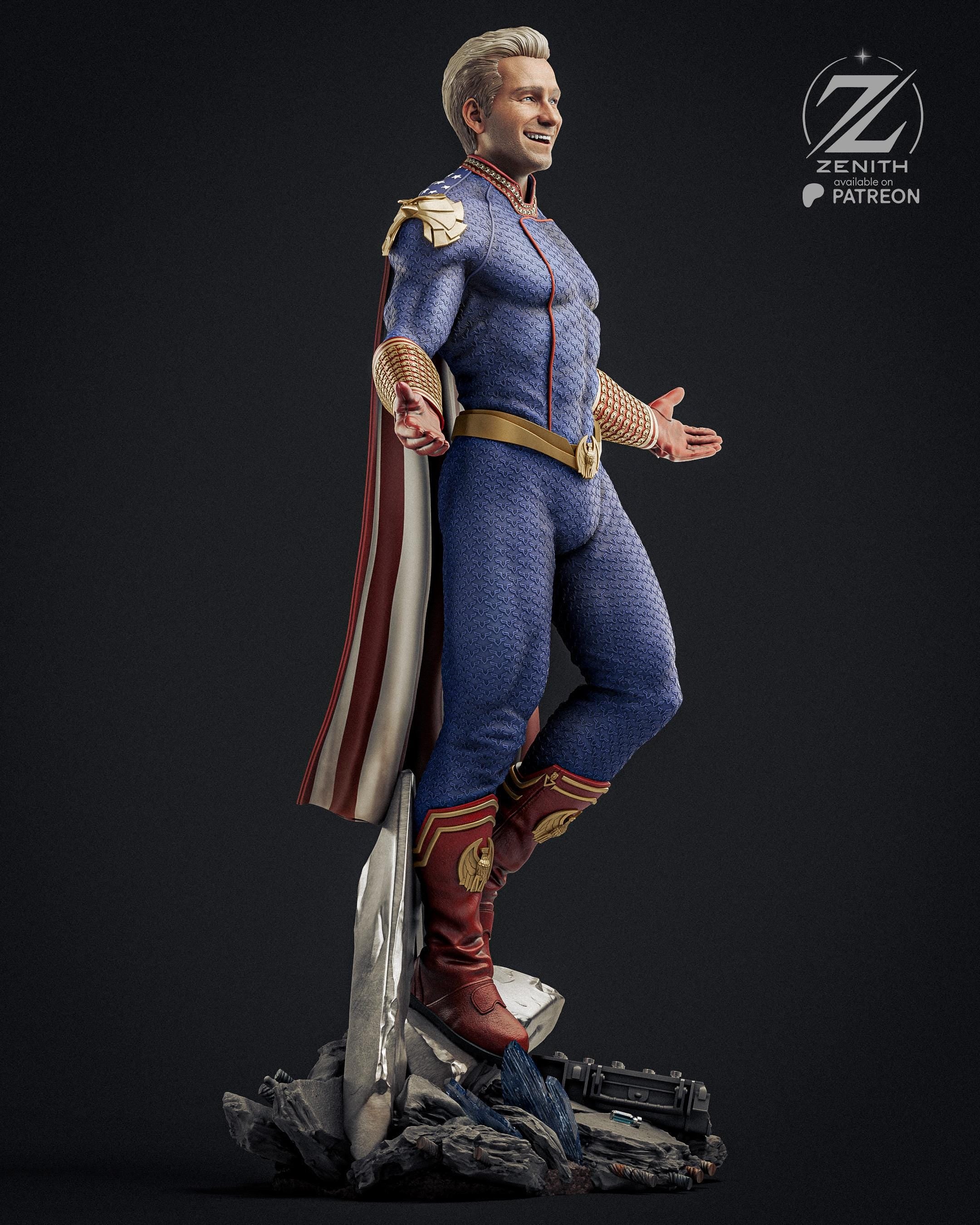 The Messiah - Corrupted Comic Superhero Tyrant Homelander Resin Figure 16K