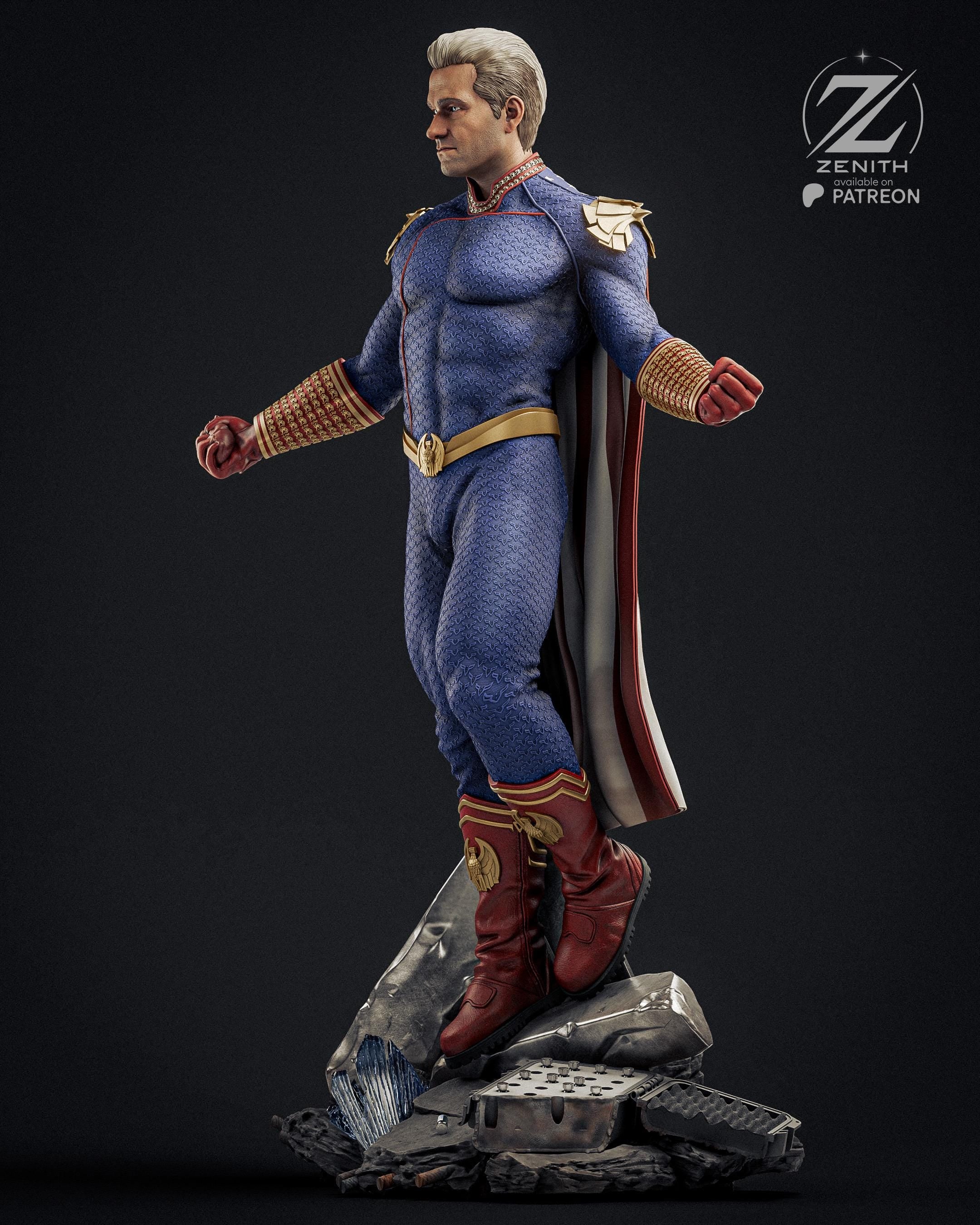 The Messiah - Corrupted Comic Superhero Tyrant Homelander Resin Figure 16K