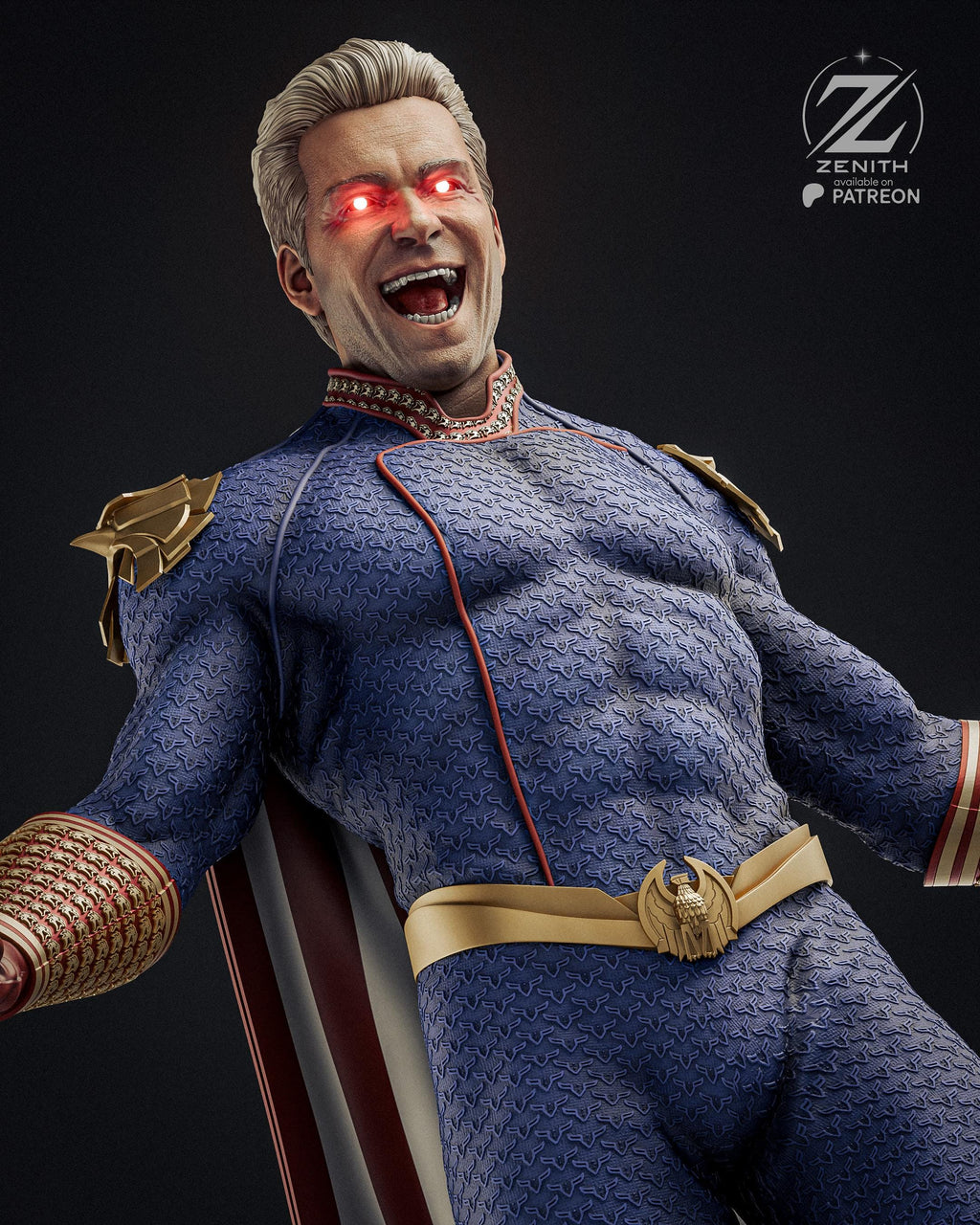 The Messiah - Corrupted Comic Superhero Tyrant Homelander Resin Figure 16K