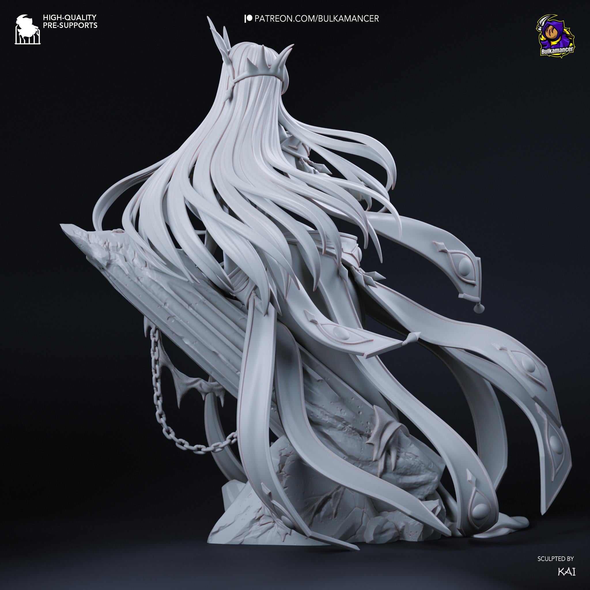 The Immortal Witch - Sci-Fi Fantasy Anime Immortal Empress C.C. Resin Figure 16K