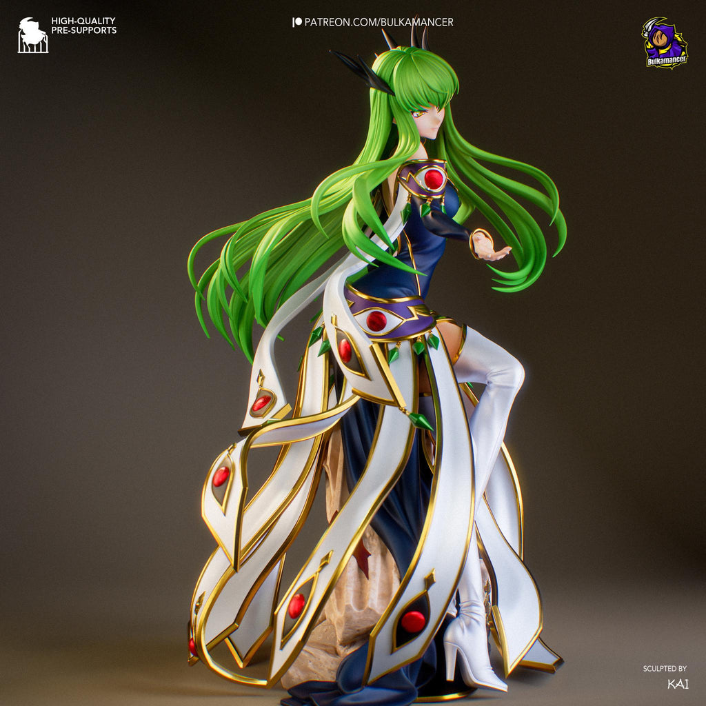 The Immortal Witch - Sci-Fi Fantasy Anime Immortal Empress C.C. Resin Figure 16K