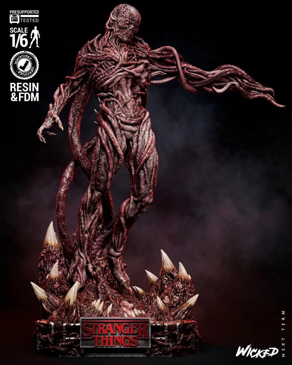 Mind Flayer’s Heir - Horror Villian 80’s Aesthetic Monster Vecna Resin Figure 16K