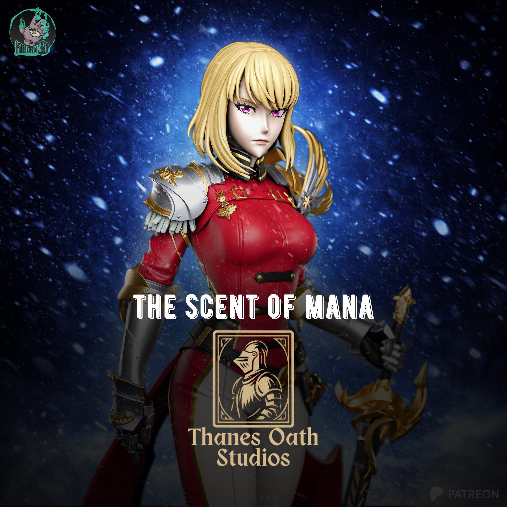The Scent Of Mana - Female Anime Knight Elegent Warrior Cha Hae-In Resin Figure 16K