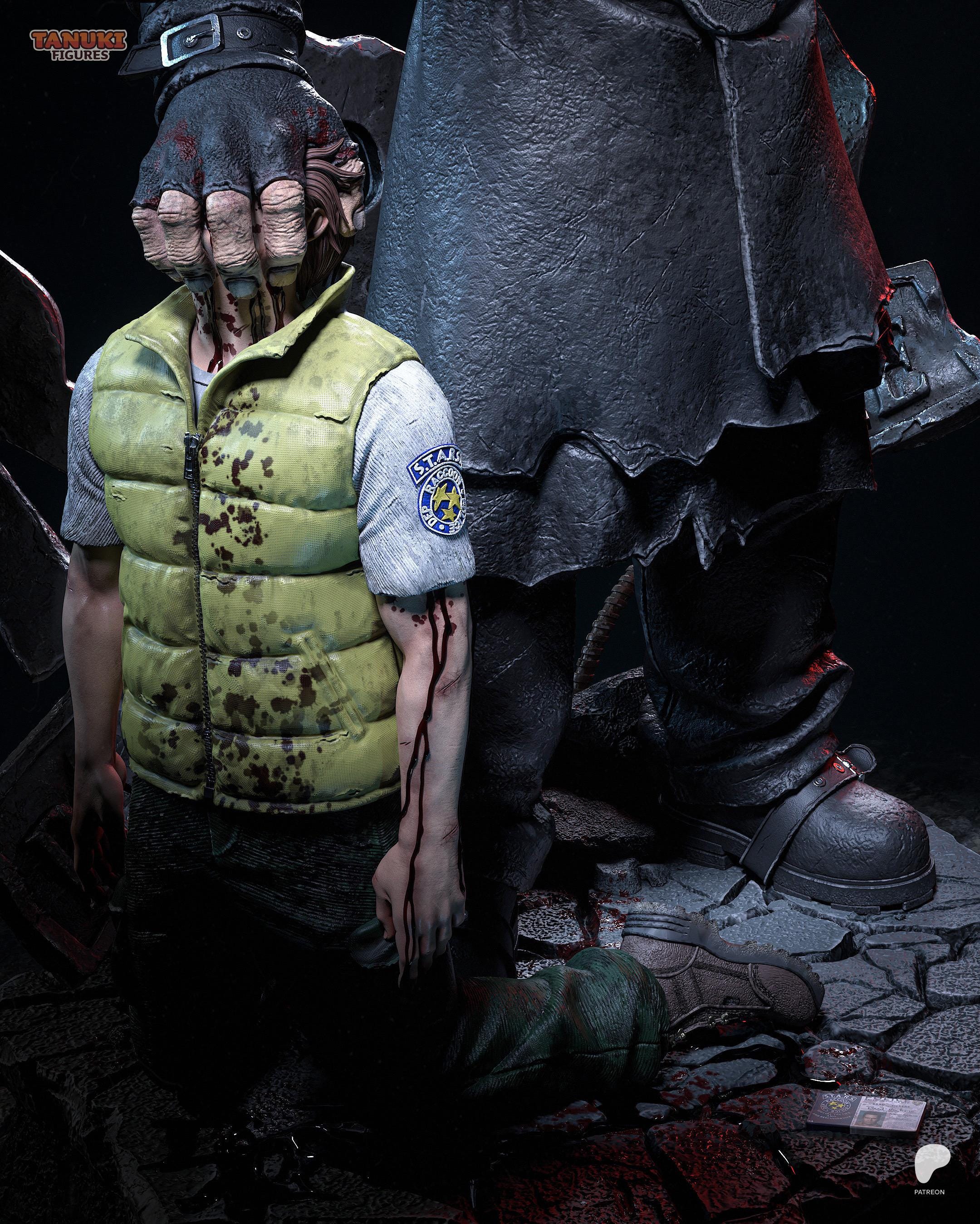 The Final Experiment - Relentless Pursuer Bio Weapon Mutant Horror Villian Nemesis Resin Figure 16K