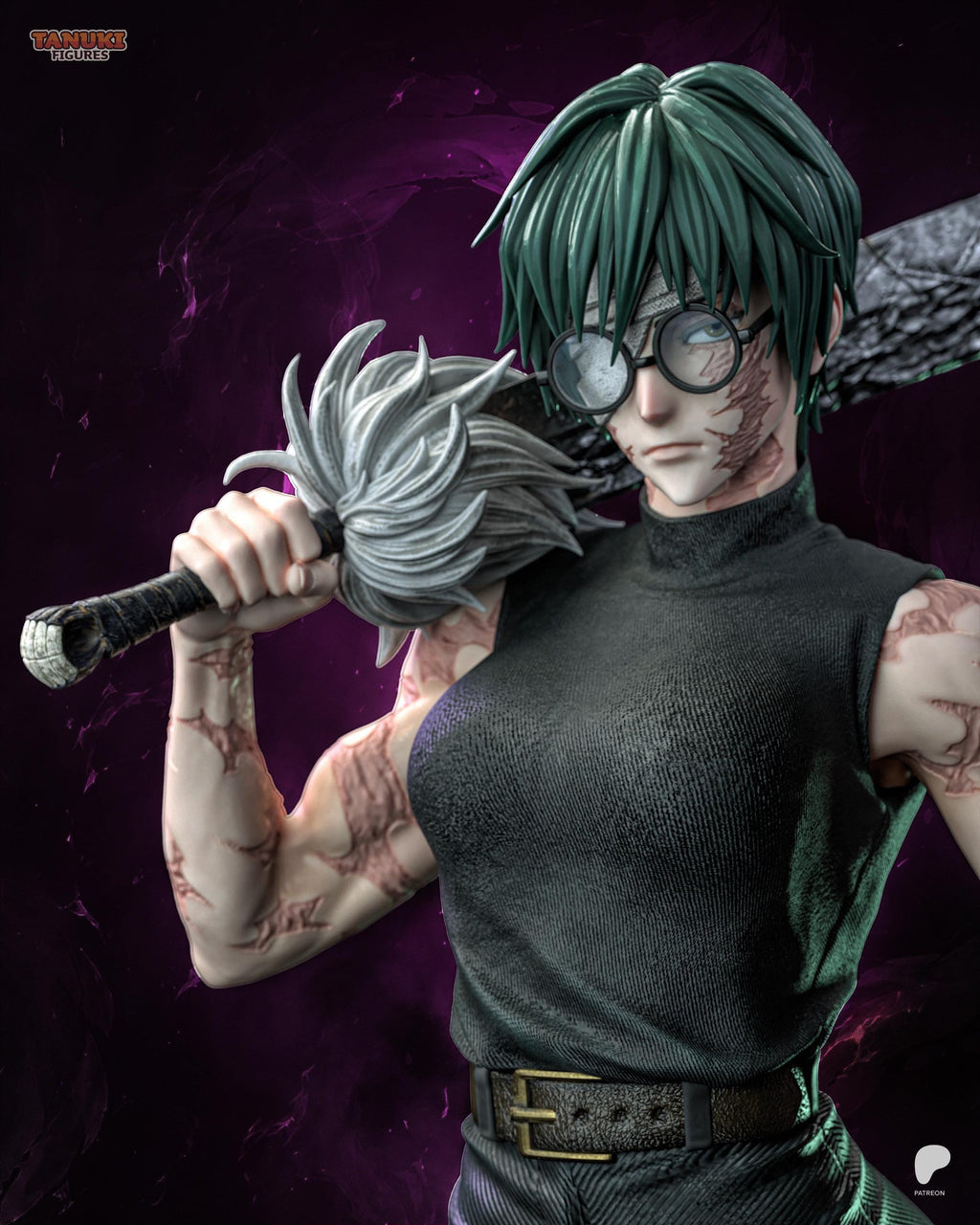The Clanbreaker - Weapon Master Cursed Anime Warrior Maki Zenin Resin Figure 16K