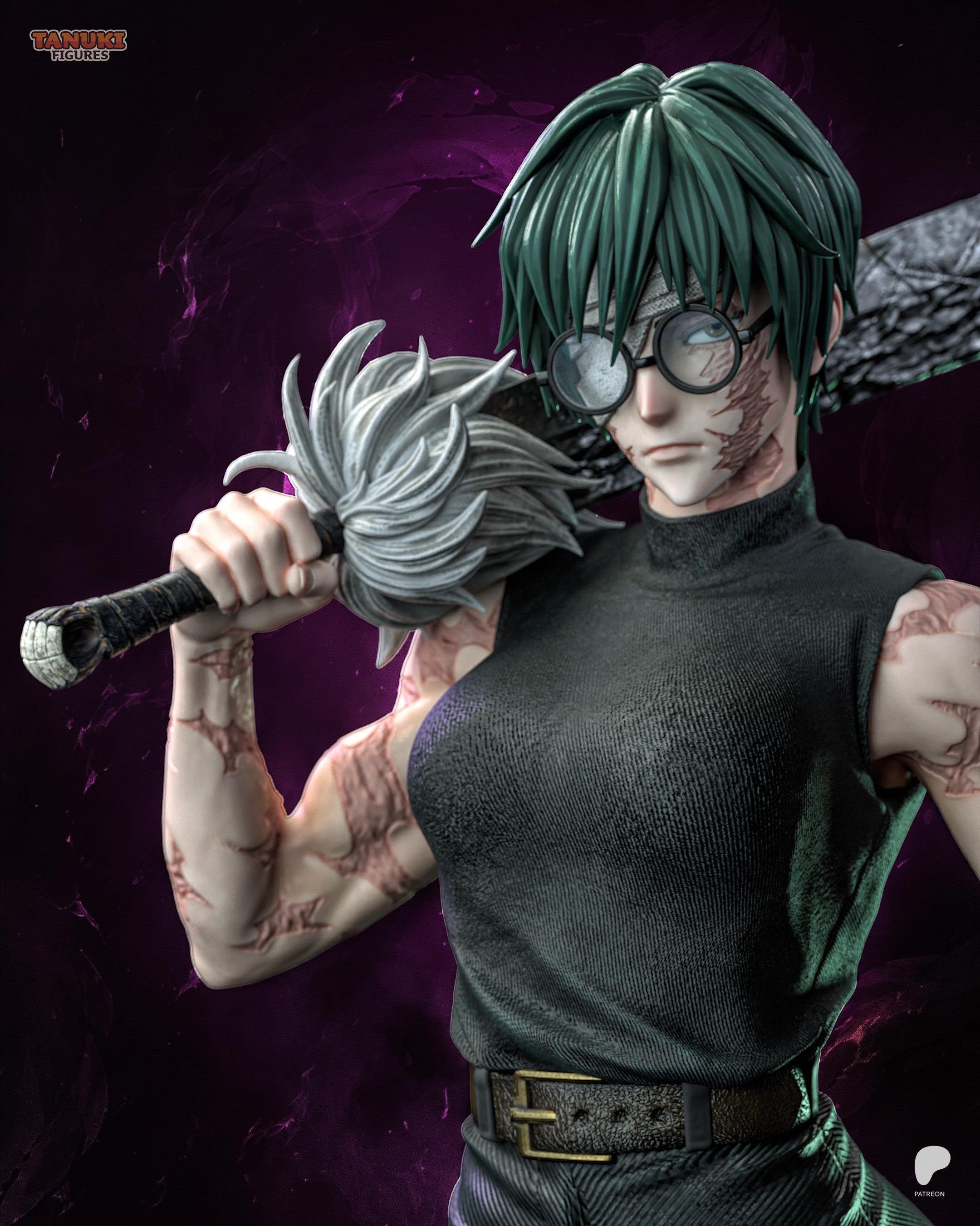 The Clanbreaker - Weapon Master Cursed Anime Warrior Maki Zenin Resin Figure 16K