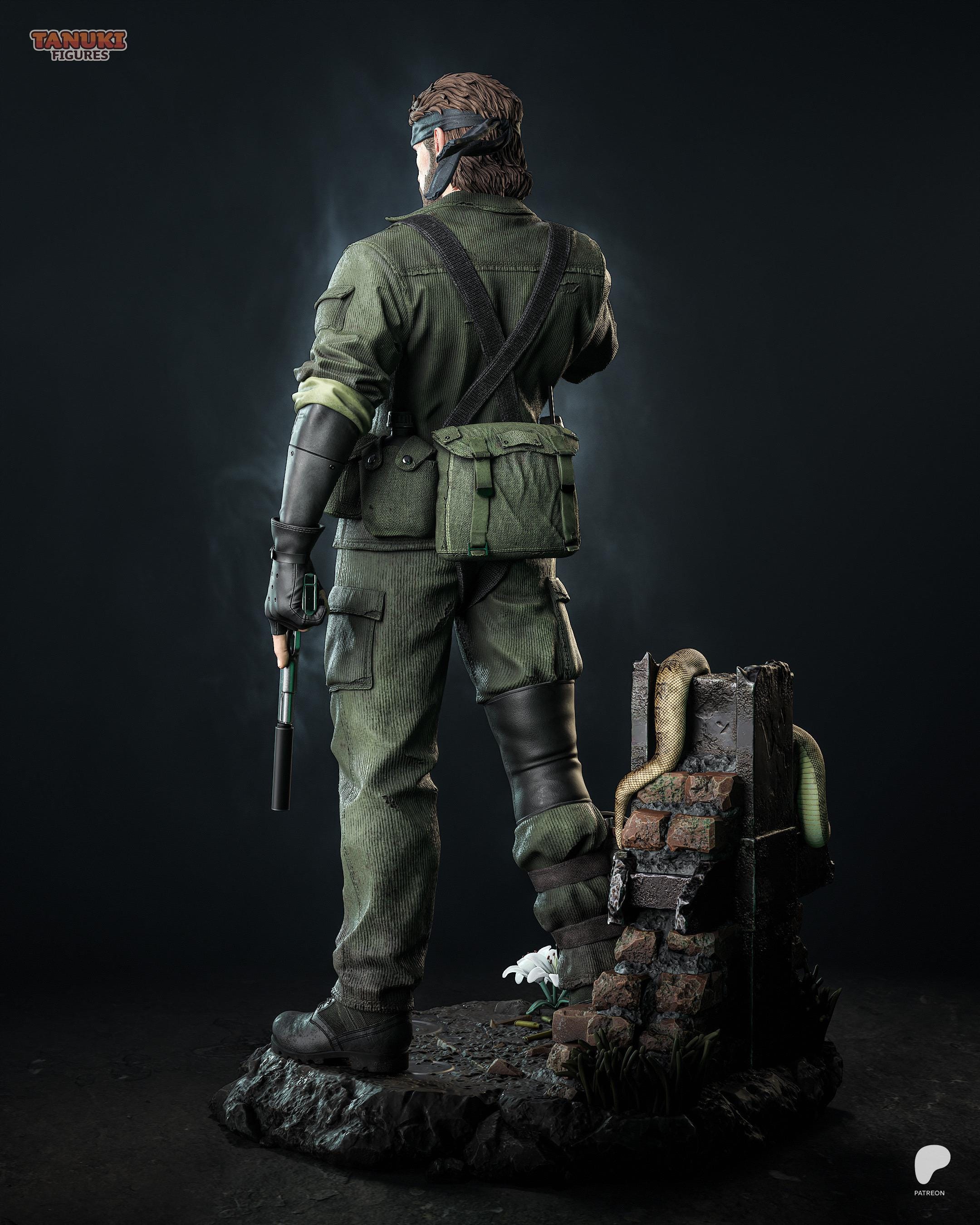 The Legendary Soldier - Stealth Operative Military Legend Big Boss Resin Figure 16K