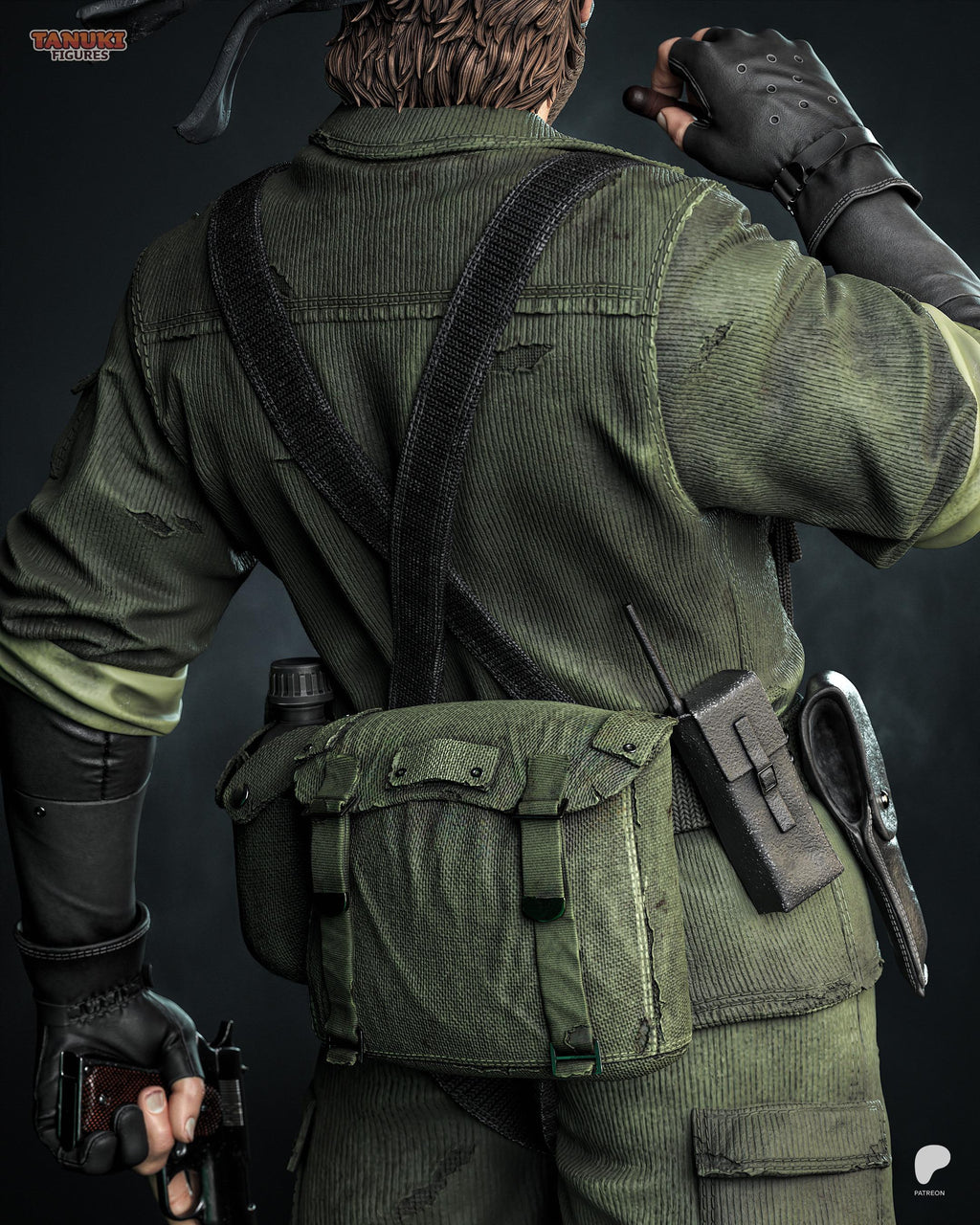 The Legendary Soldier - Stealth Operative Military Legend Big Boss Resin Figure 16K