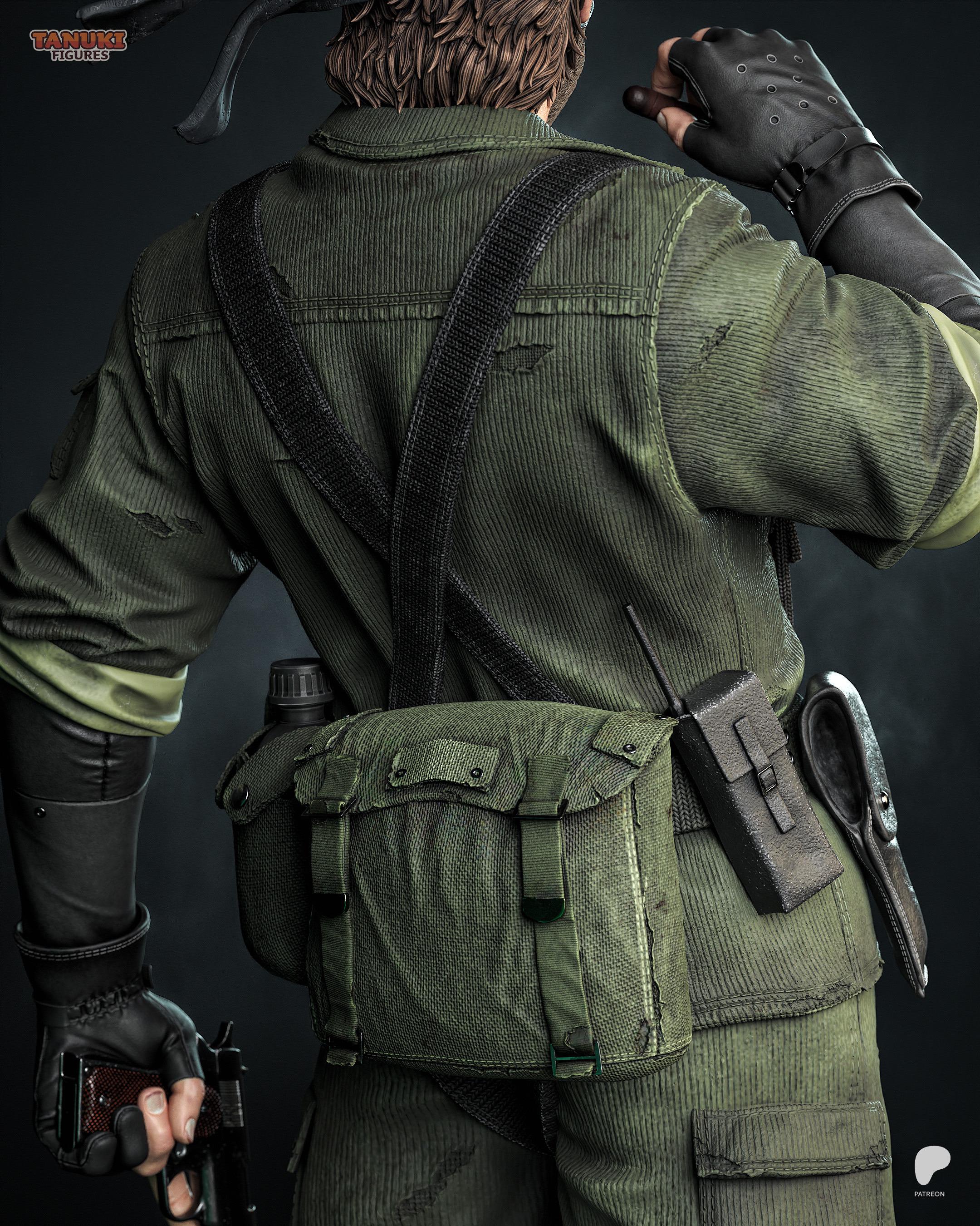 The Legendary Soldier - Stealth Operative Military Legend Big Boss Resin Figure 16K
