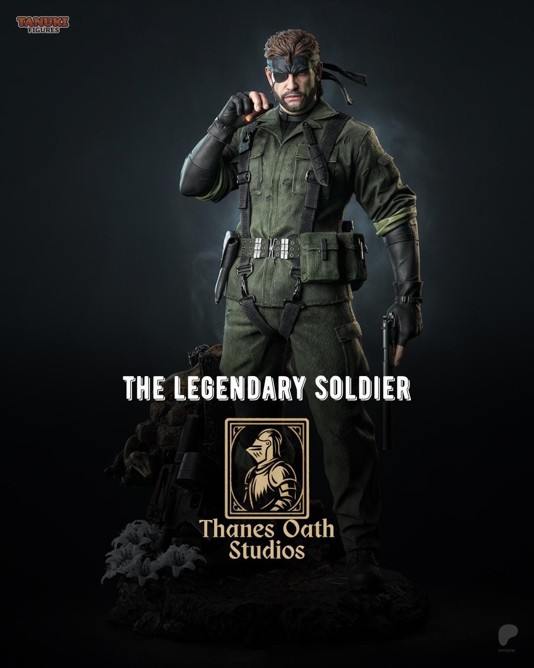 The Legendary Soldier - Stealth Operative Military Legend Big Boss Resin Figure 16K