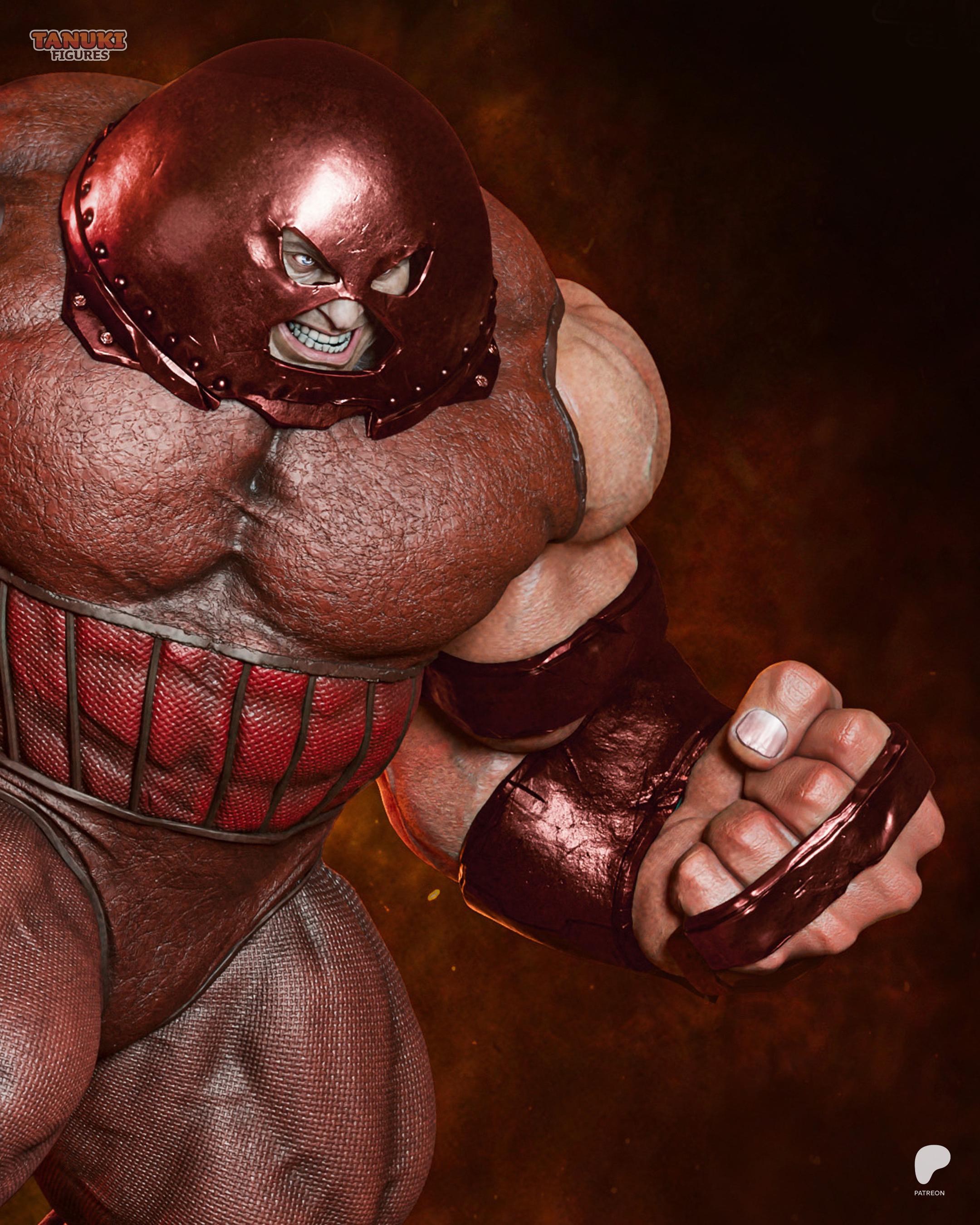 Crimson Momentum - Unstoppable Brute Villian Mutant Strength Juggernaut Resin Figure 16K