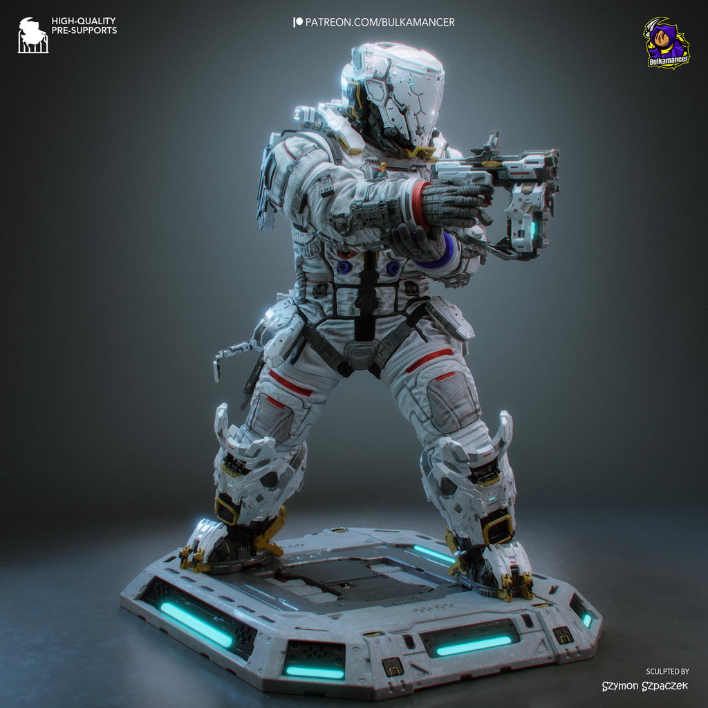 The Last Astronaut - Sci Fi Game Diorama Astronaut Figure Hugh Resin Figure 16K