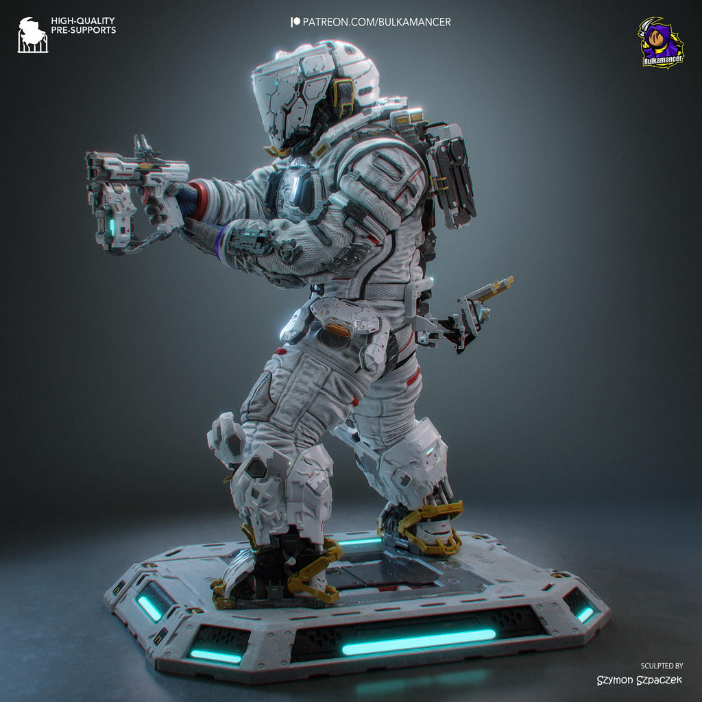 The Last Astronaut - Sci Fi Game Diorama Astronaut Figure Hugh Resin Figure 16K