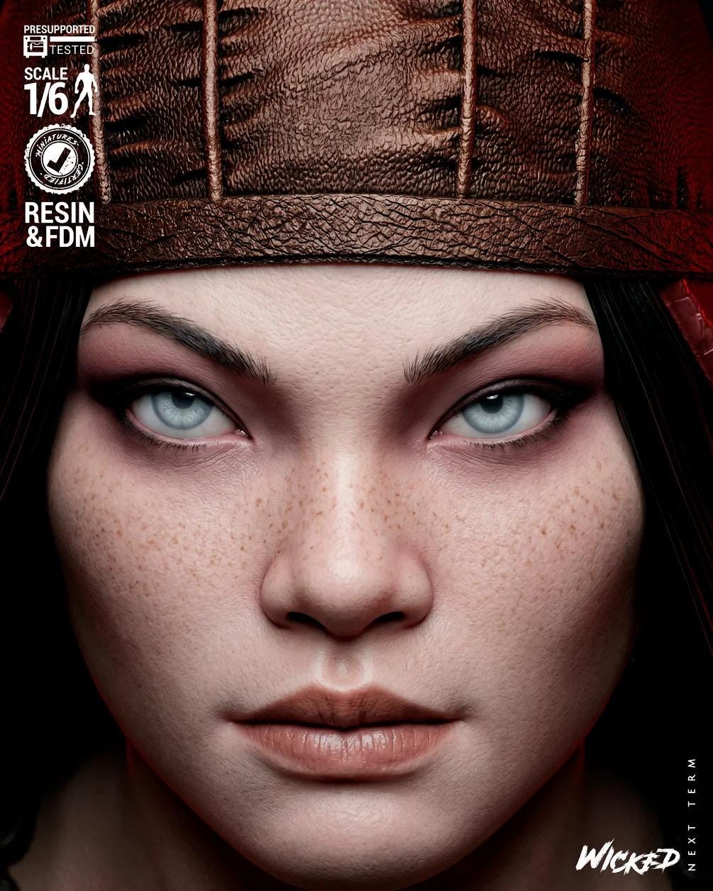 Talons Of Vengeance - Cybernetic Assassin Clawed Warrior Lady DeathStrike Resin Figure 16K