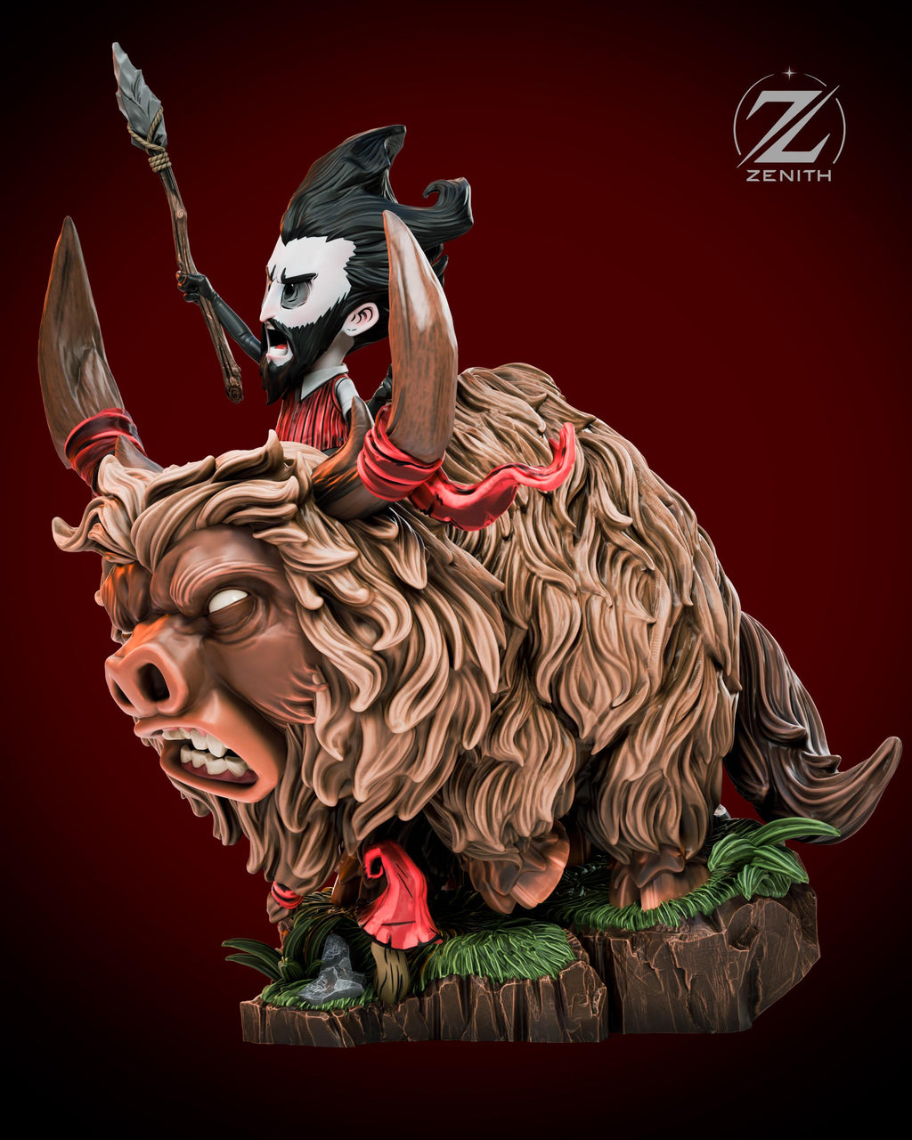 The Wandering Scientist - Cartoon Survival Scientist Explorer Wilson Resin Figure 16K