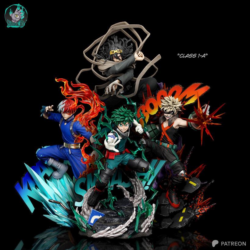 Eraser Of Legends - Underground Hero Anime Shota Aizawa Resin Figure 16K