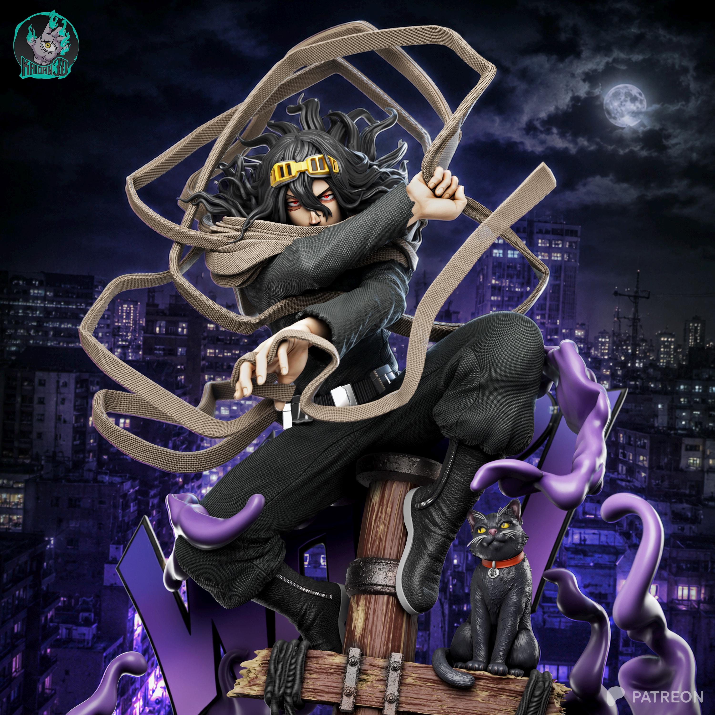 Eraser Of Legends - Underground Hero Anime Shota Aizawa Resin Figure 16K