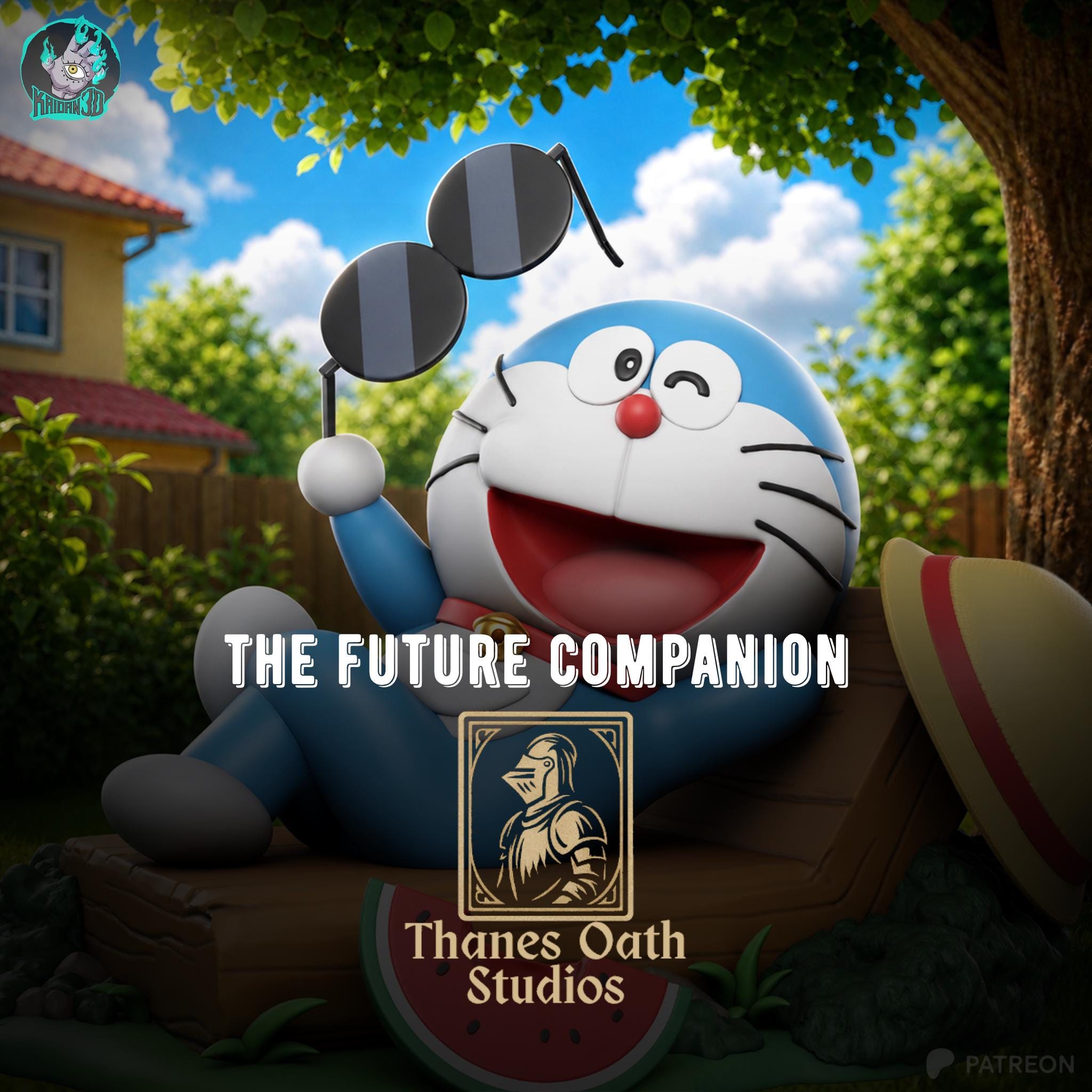 The Future Companion - Anime Companion Robot Doraemon Resin Figure 16K