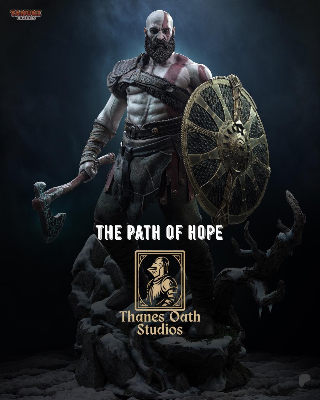 The Path Of Hope - Mythology God Pantheon Destroyer Redemption Kratos Resin Figure 16K