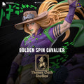 Golden Spin Cavalier - Anime Western Rider Cowboy Knight Gyro Resin Figure 16K