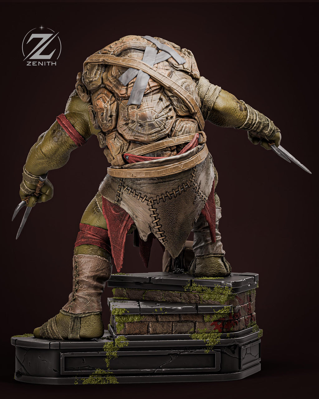 The Hothead - Ninja Turtle Martial Arts Comic Warrior Raphael Resin Figure 16K