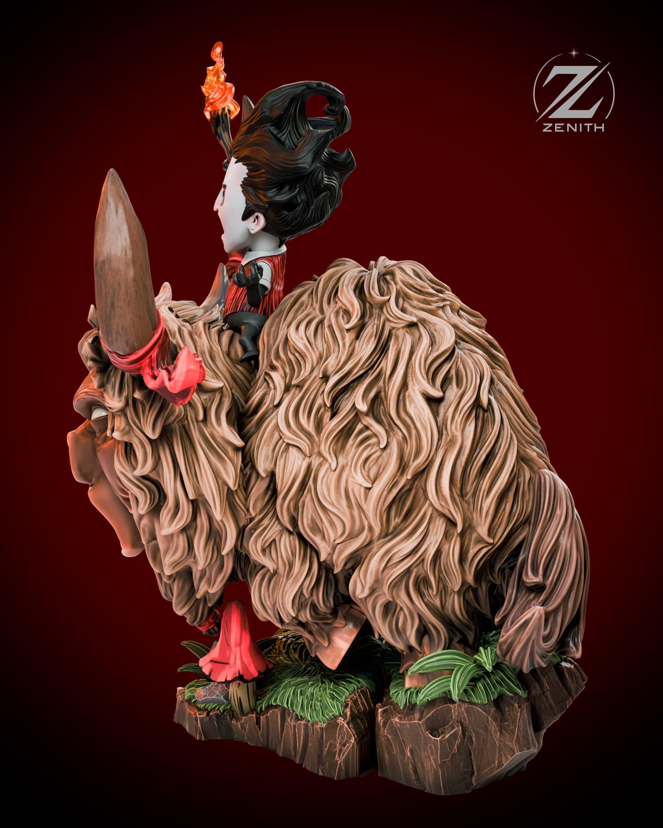 The Wandering Scientist - Cartoon Survival Scientist Explorer Wilson Resin Figure 16K