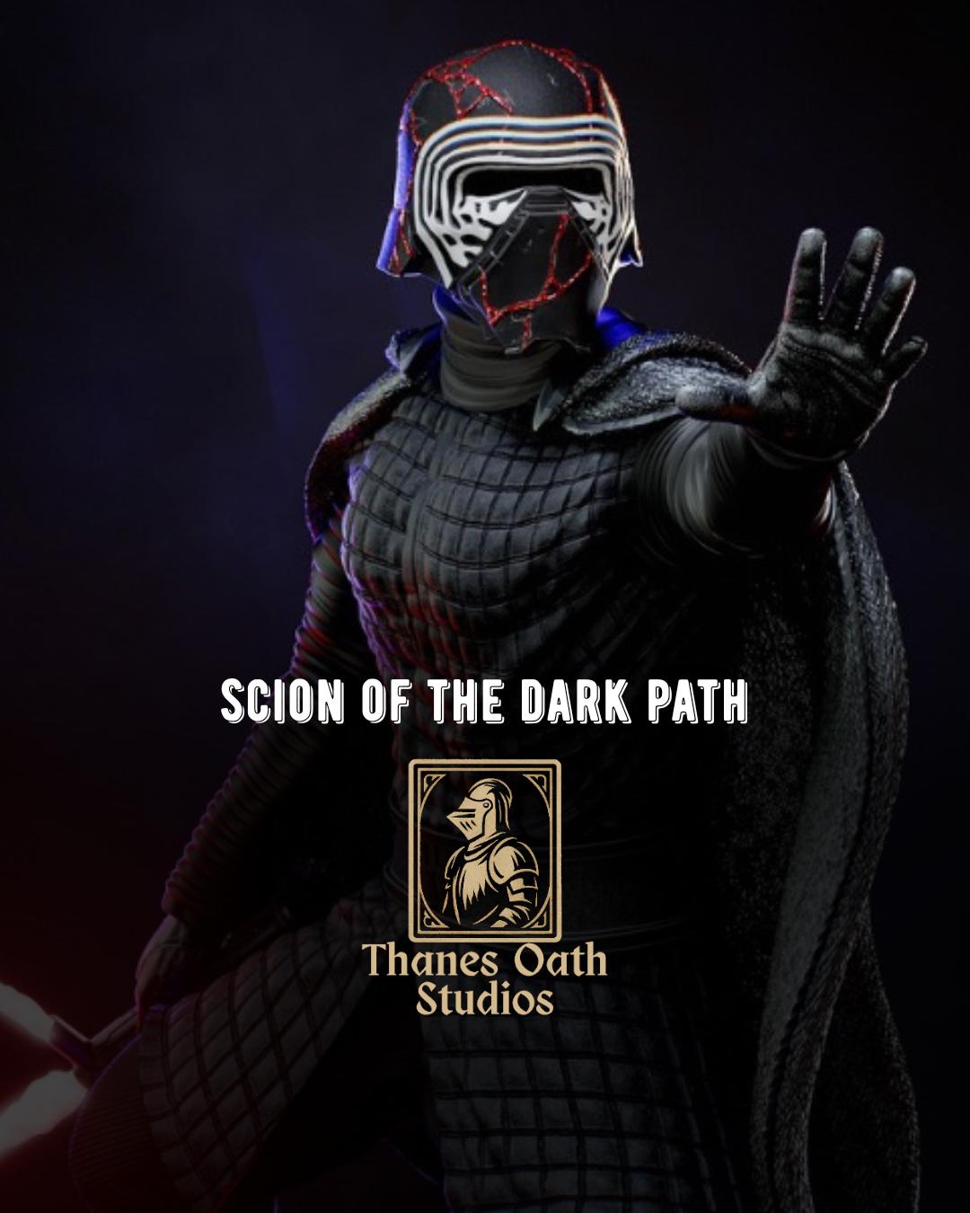 Scion Of The Dark Path - Dark Space Knight Sci-Fi Kylo Ren Resin Figure 16K