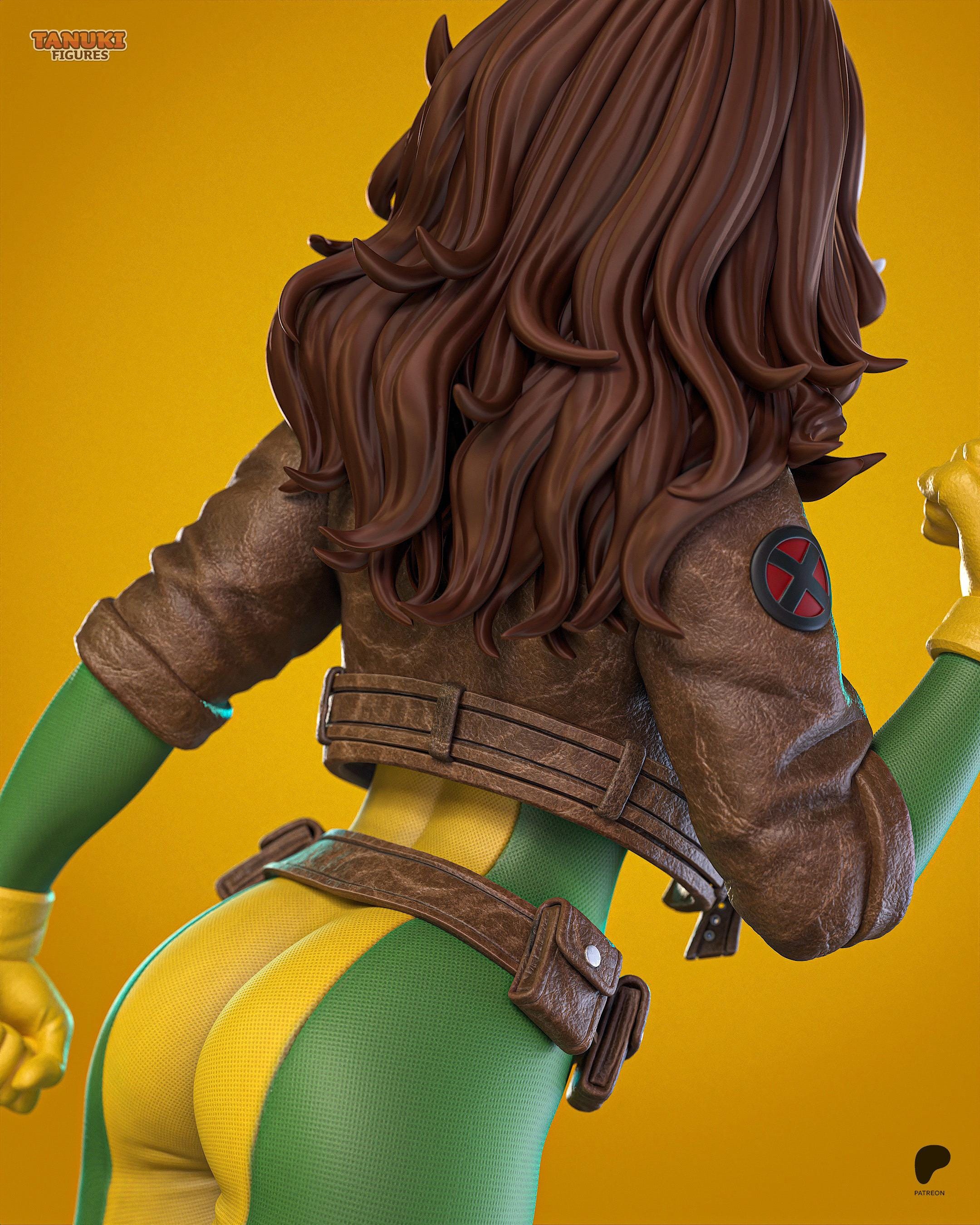 The Power Thief - Comic Superhero Team Member Rogue Resin Figure 16K