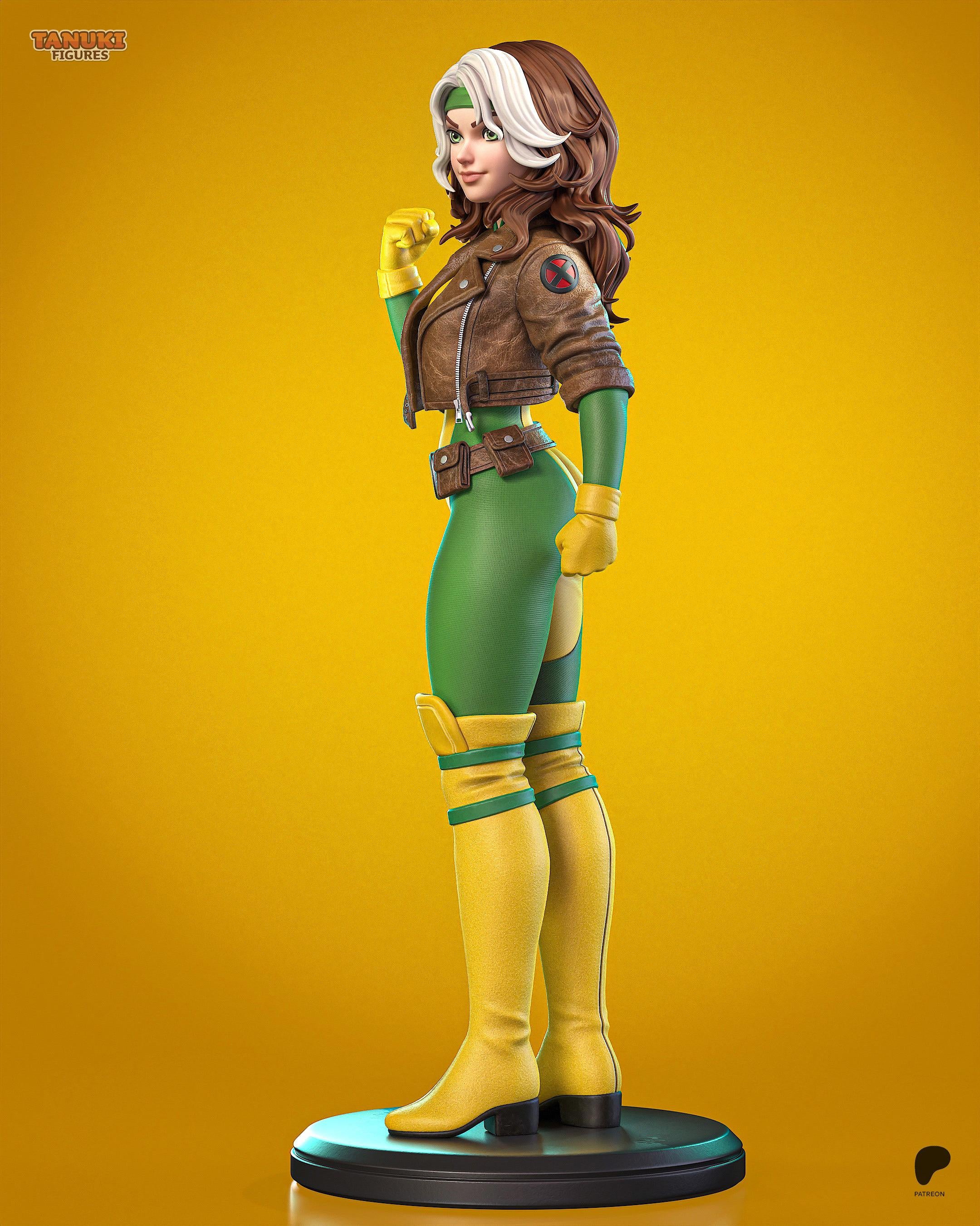 The Power Thief - Comic Superhero Team Member Rogue Resin Figure 16K