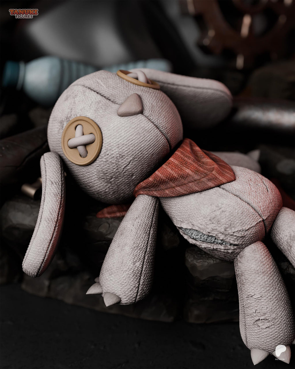 The Forsaken Scrapper - Anime Dark Fantasy Post Apocalyptic Rudo Resin Figure 16K