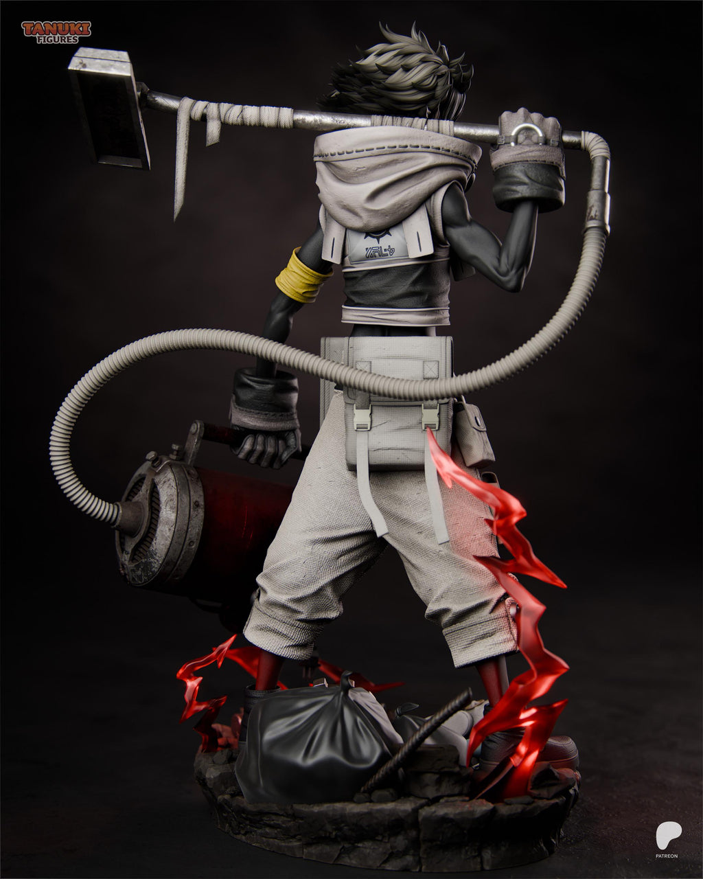 The Forsaken Scrapper - Anime Dark Fantasy Post Apocalyptic Rudo Resin Figure 16K