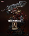 The First Horseman - Dark Fantasy Apocalypse Warrior War Resin Figure 16K