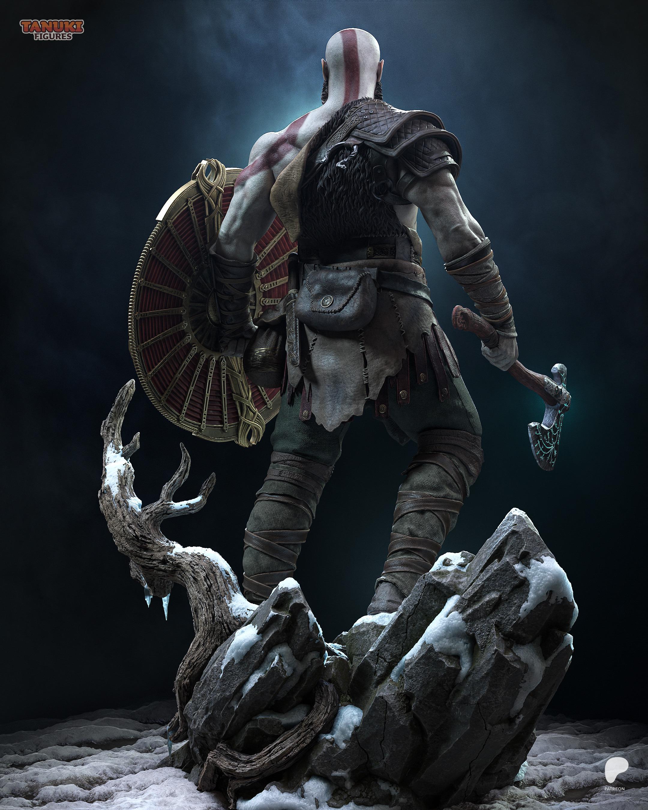 The Path Of Hope - Mythology God Pantheon Destroyer Redemption Kratos Resin Figure 16K