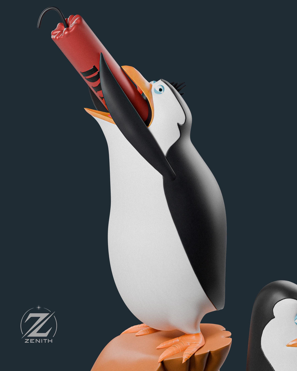 Operation: Fish and Glory - Penguins Tactical Comedic Quad Madagascar Penguins Resin Figure 16K