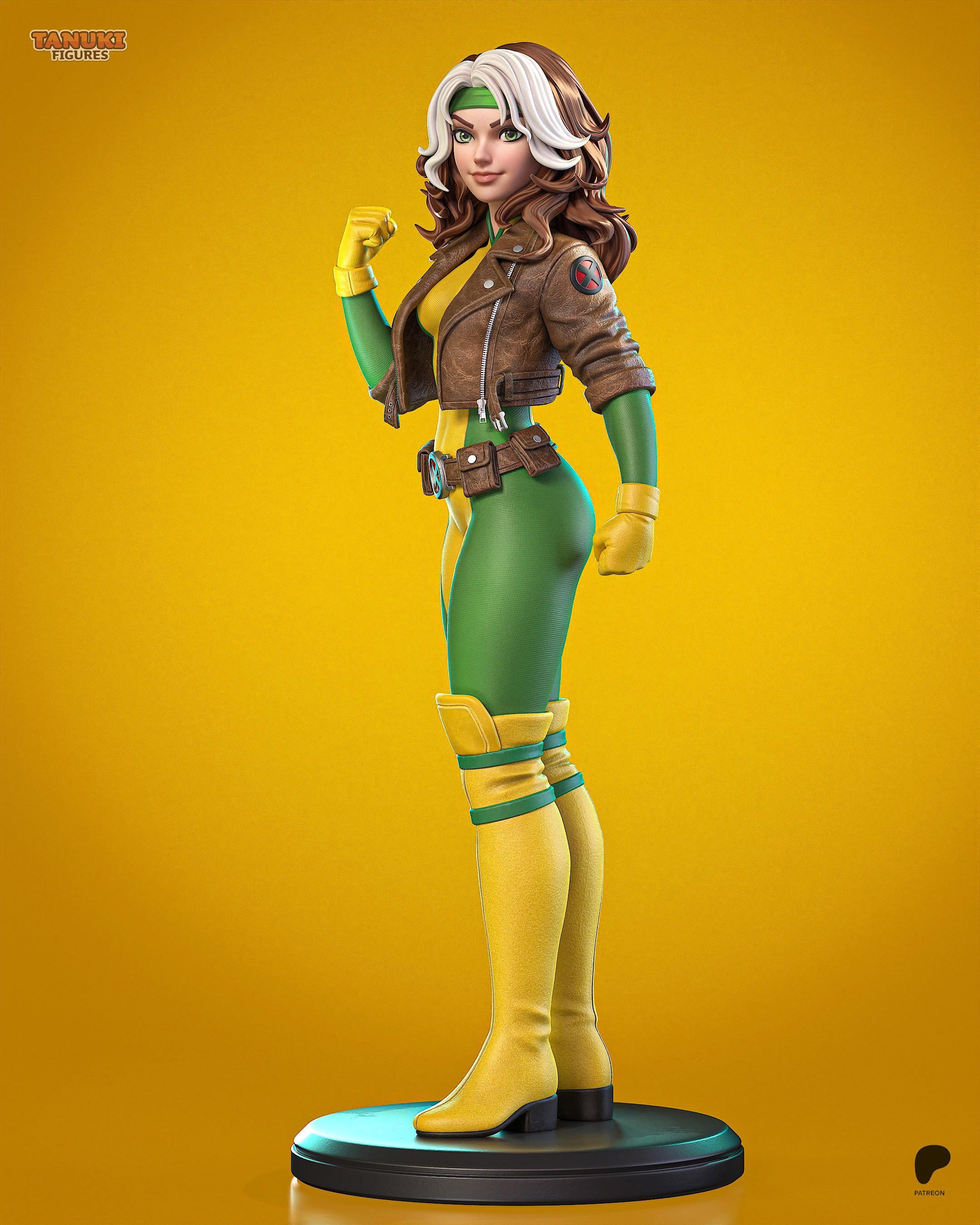 The Power Thief - Comic Superhero Team Member Rogue Resin Figure 16K