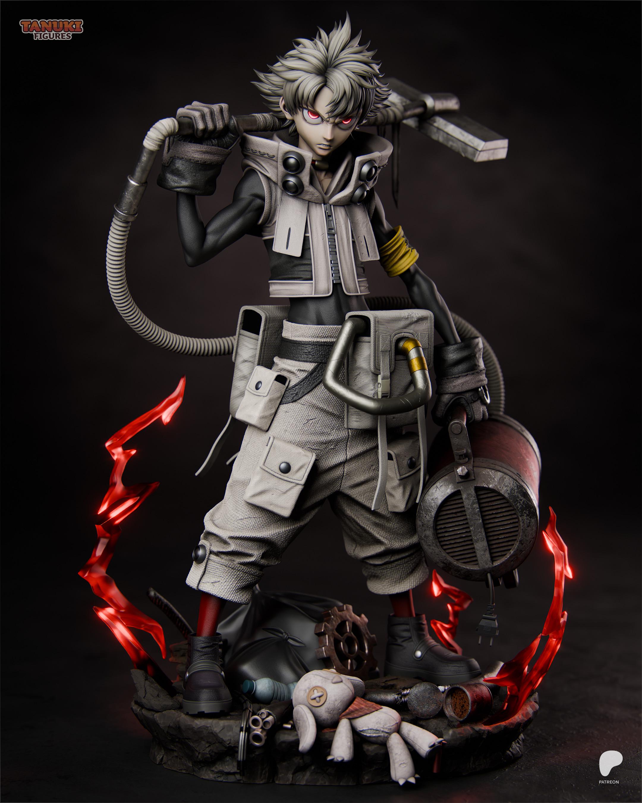 The Forsaken Scrapper - Anime Dark Fantasy Post Apocalyptic Rudo Resin Figure 16K